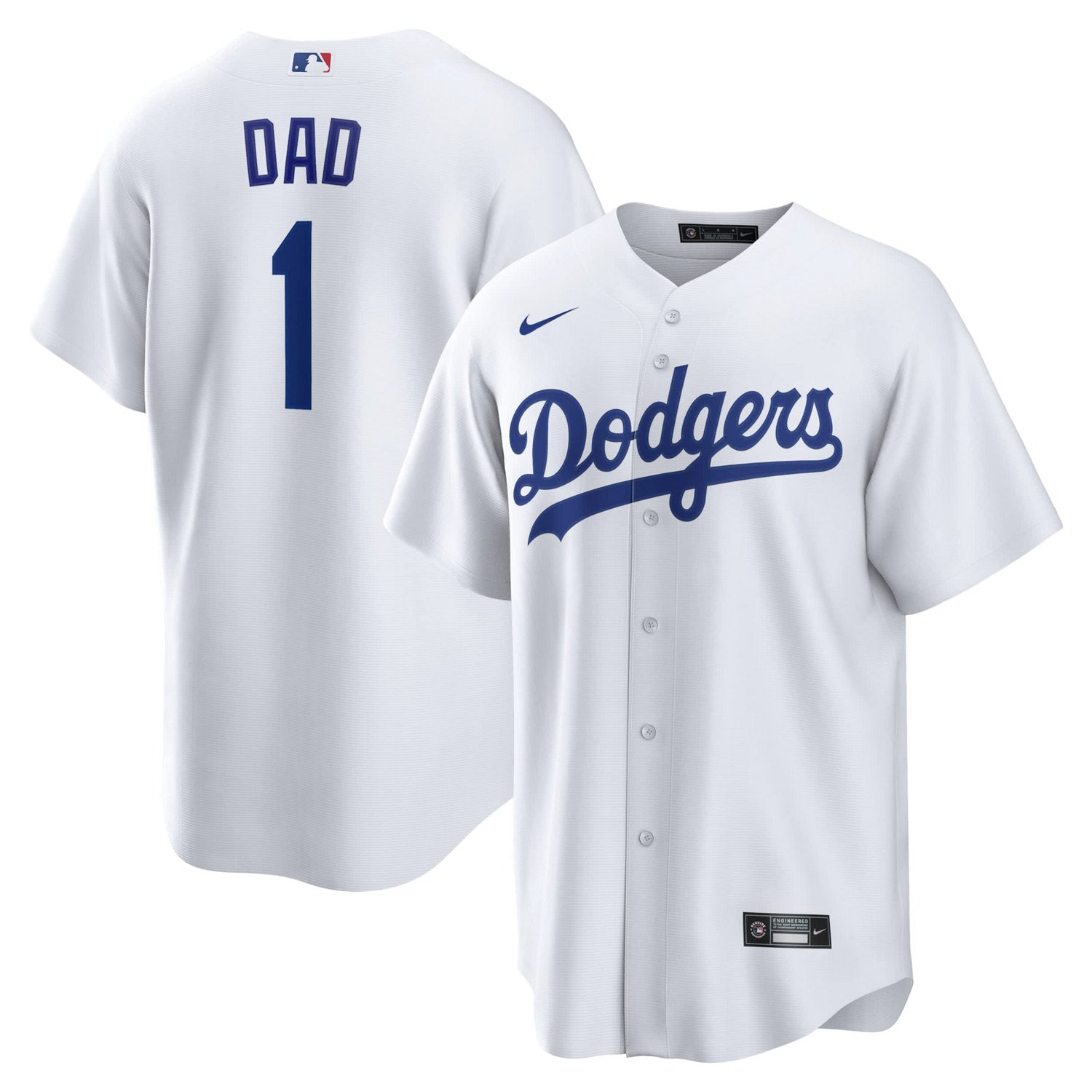 Nike Los Angeles Dodgers 1 Dad Home Replica Jersey