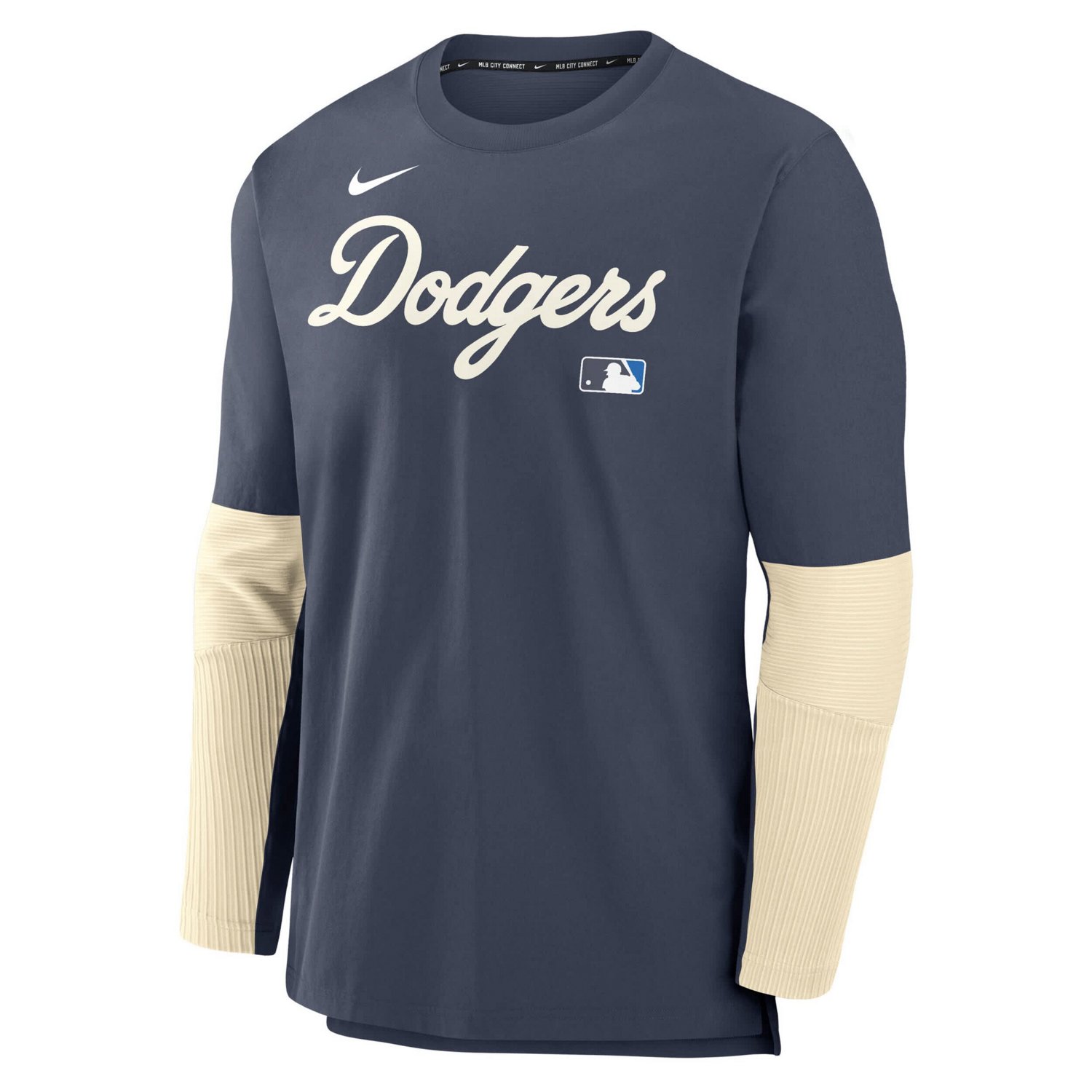 Nike Los Angeles Dodgers Authentic Collection City Connect Lightweight Player Tri-Blend Performance Long Sleeve T-Shirt          - view number 2
