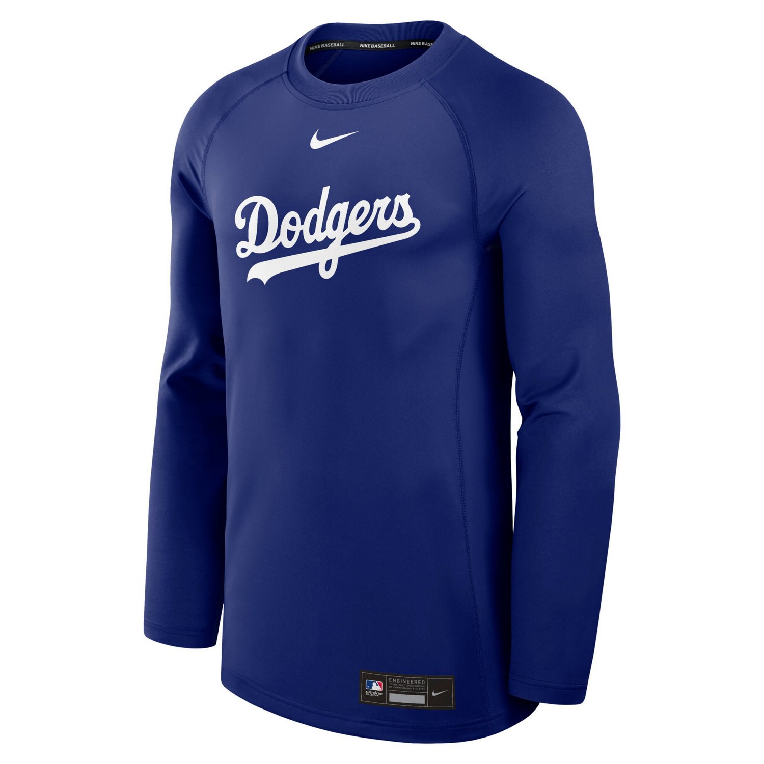 Nike Los Angeles Dodgers Authentic Collection Game Time Raglan Performance Long Sleeve T-Shirt - view number 2