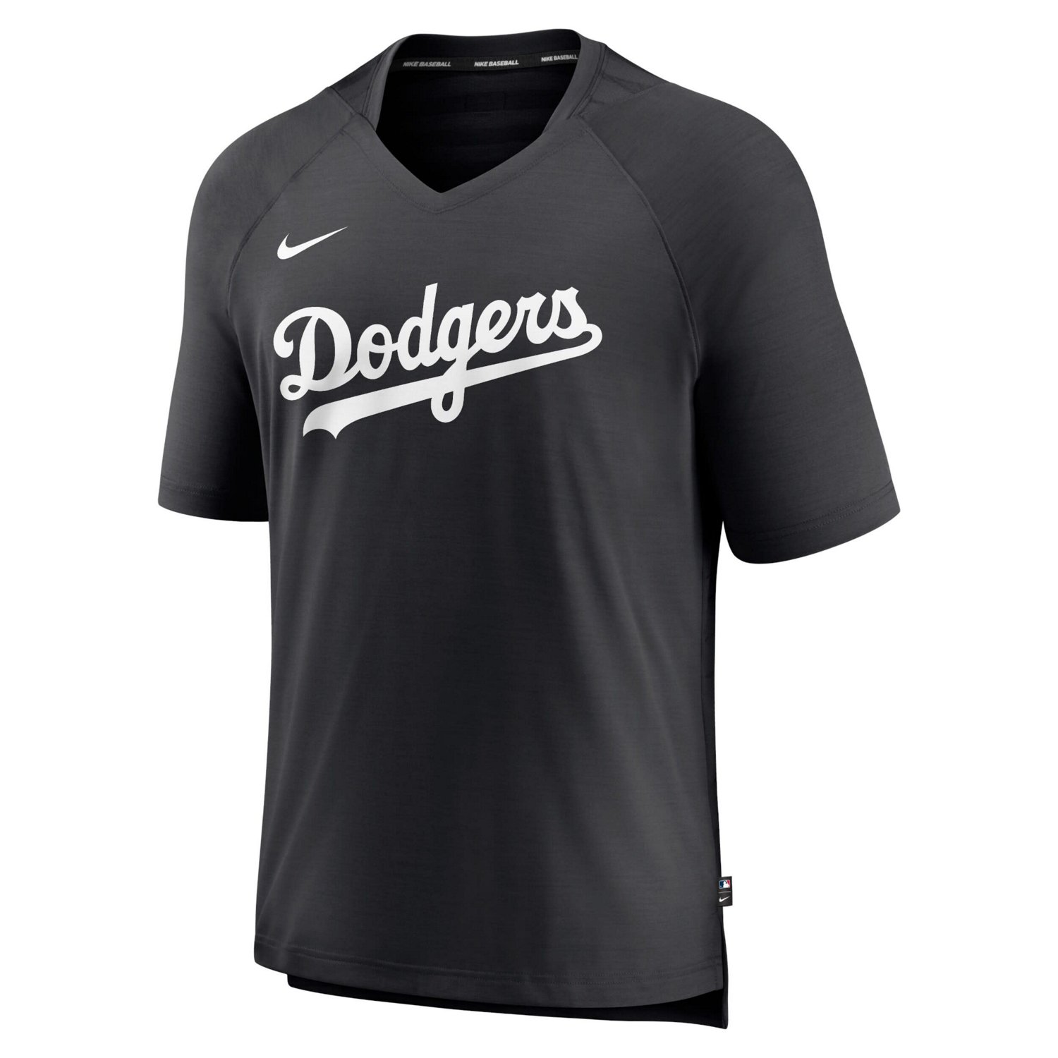 Nike Los Angeles Dodgers Authentic Collection Pregame Raglan Performance V-Neck T-Shirt