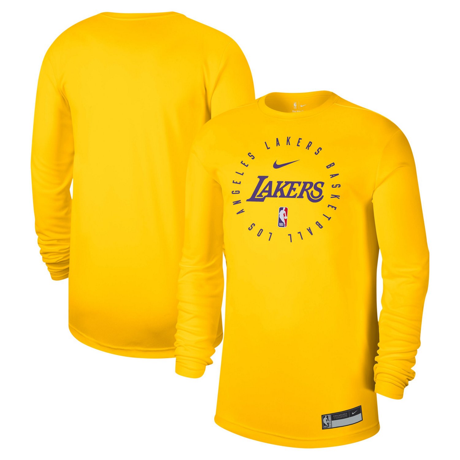 Nike Los Angeles Lakers 2024 25 Legend On-Court Practice Long Sleeve T-Shirt                                                     - view number 1