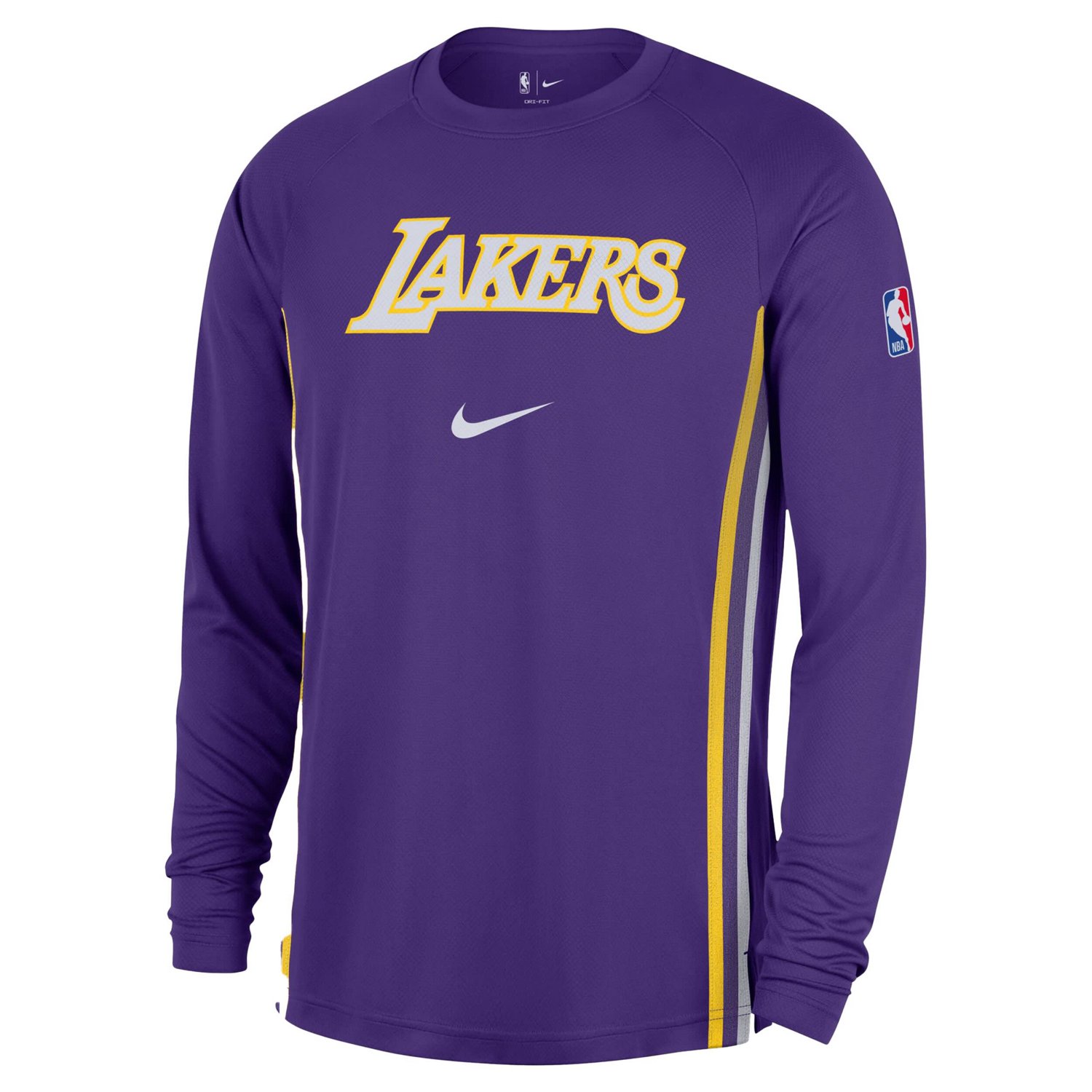 Nike Los Angeles Lakers 2025 26 Authentic Pre-Game Legend Dri-FIT Long Sleeve Shooting Shirt - view number 2