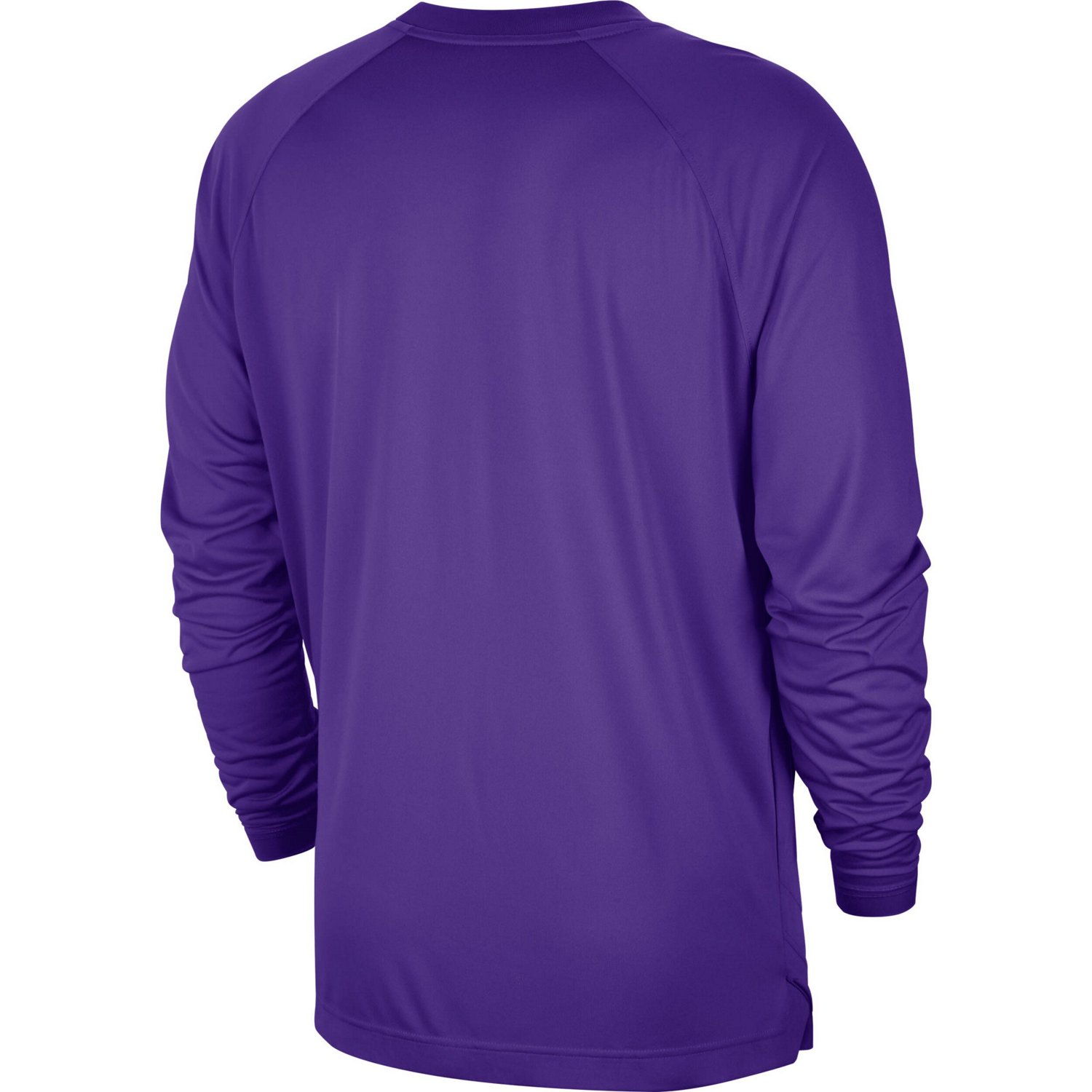 Nike Los Angeles Lakers 75th Anniversary Pregame Shooting Performance Raglan Long Sleeve T Shirt Academy