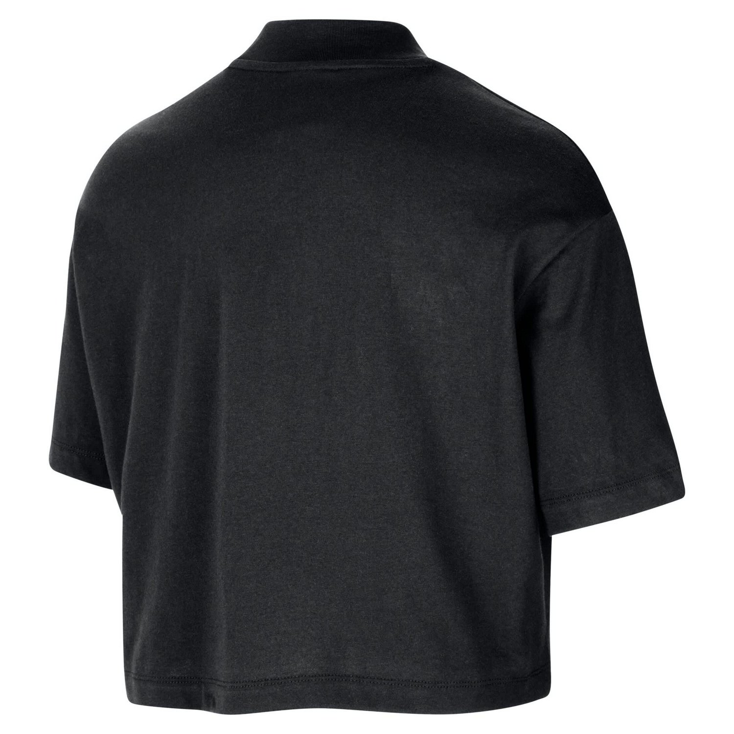 Nike Los Angeles Lakers Courtside Mock Neck Loose Fit Cropped T-Shirt - view number 3