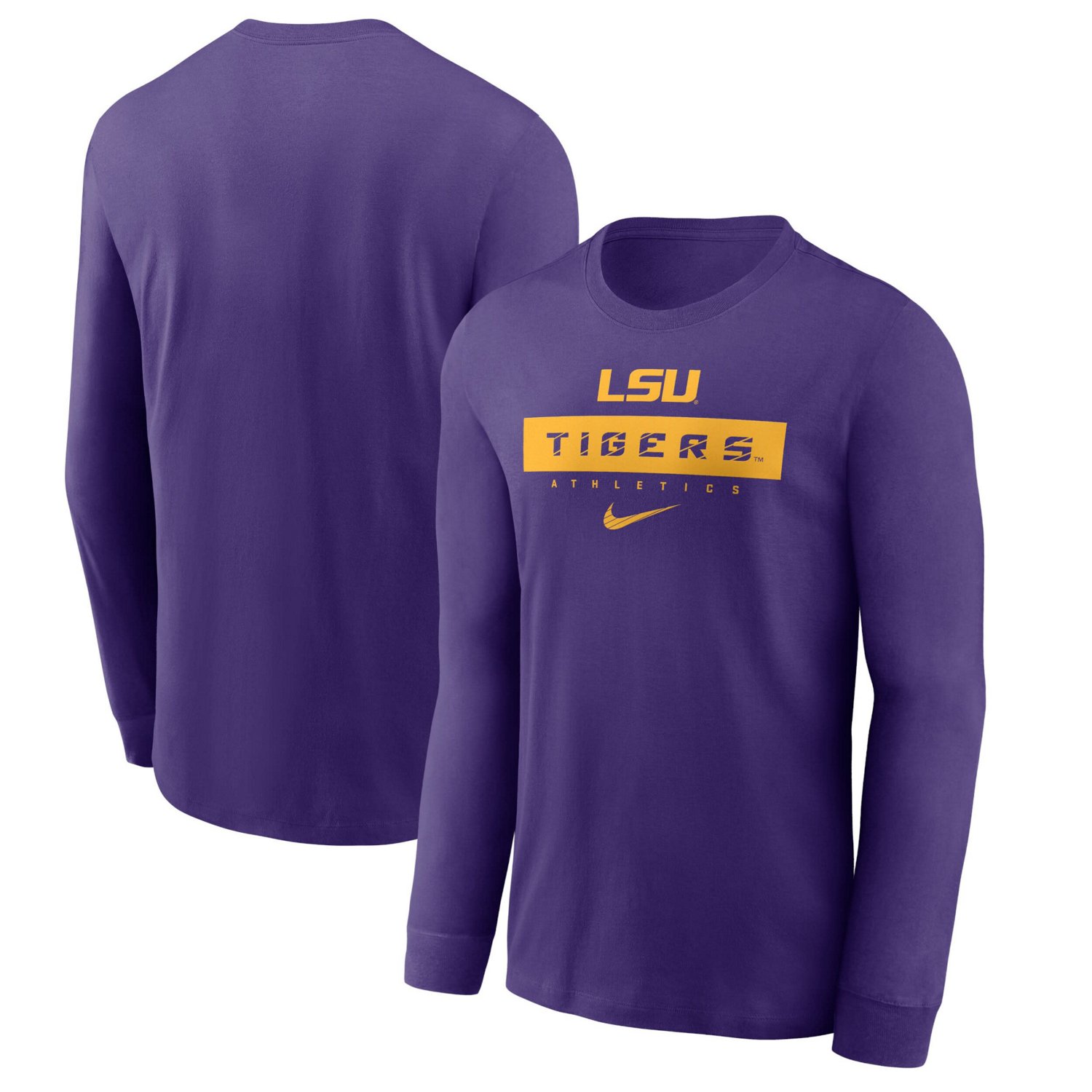 Nike LSU Tigers 2024 Sideline Legend Performance Long Sleeve T-Shirt