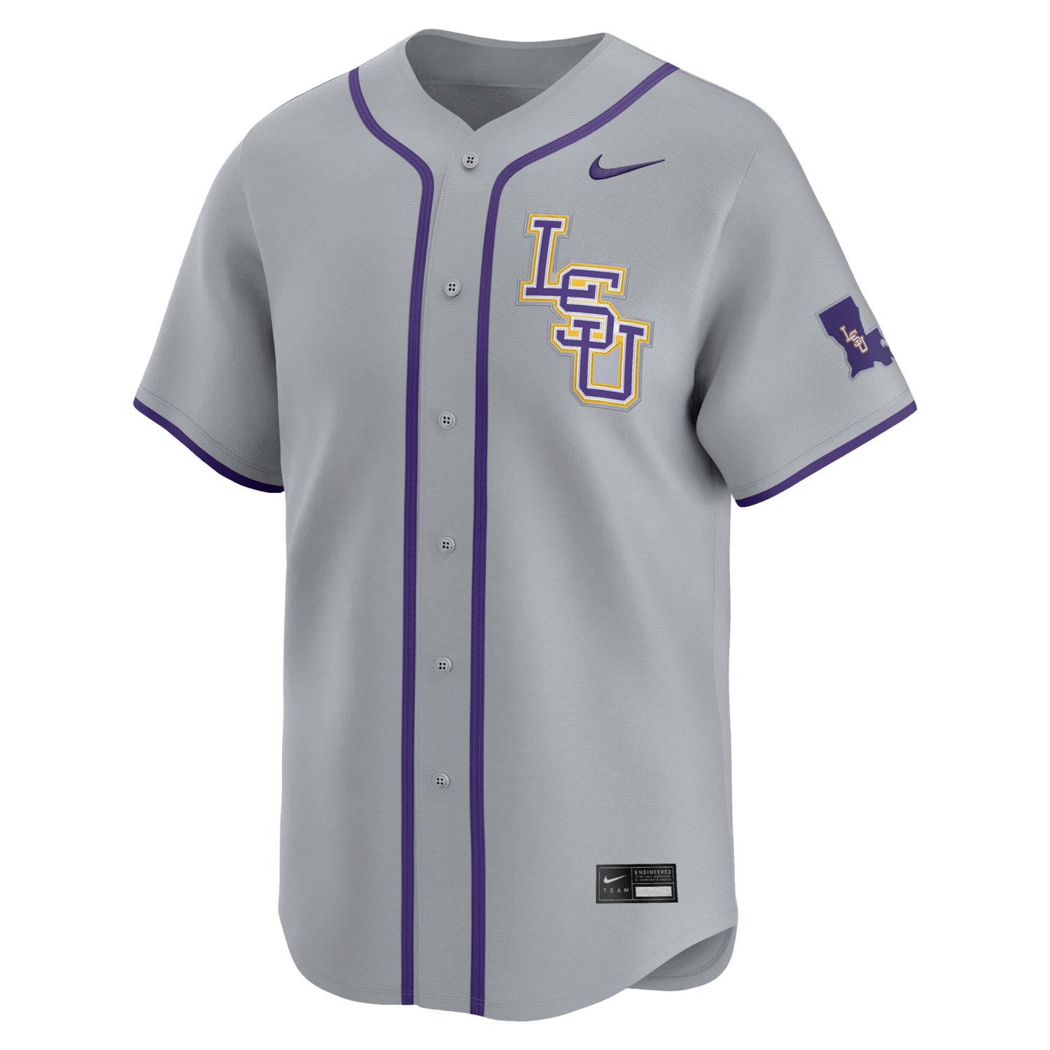 Nike LSU Tigers Limited Road Wordmark Jersey - view number 2