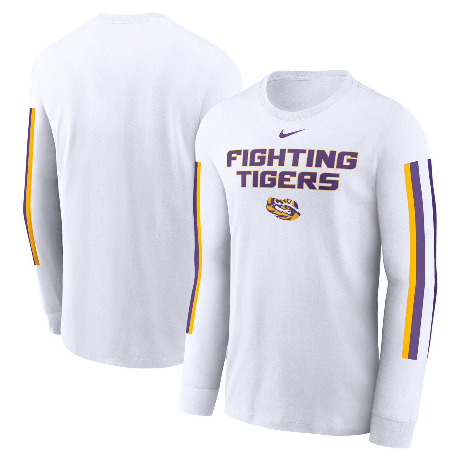 Nike LSU Tigers Local Spirit Slogan Long Sleeve T-Shirt                                                                          - view number 1