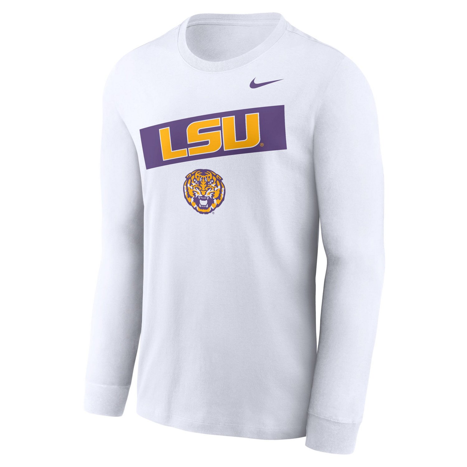 Nike LSU Tigers Two-Hit Classic Location Long Sleeve T-Shirt - view number 2