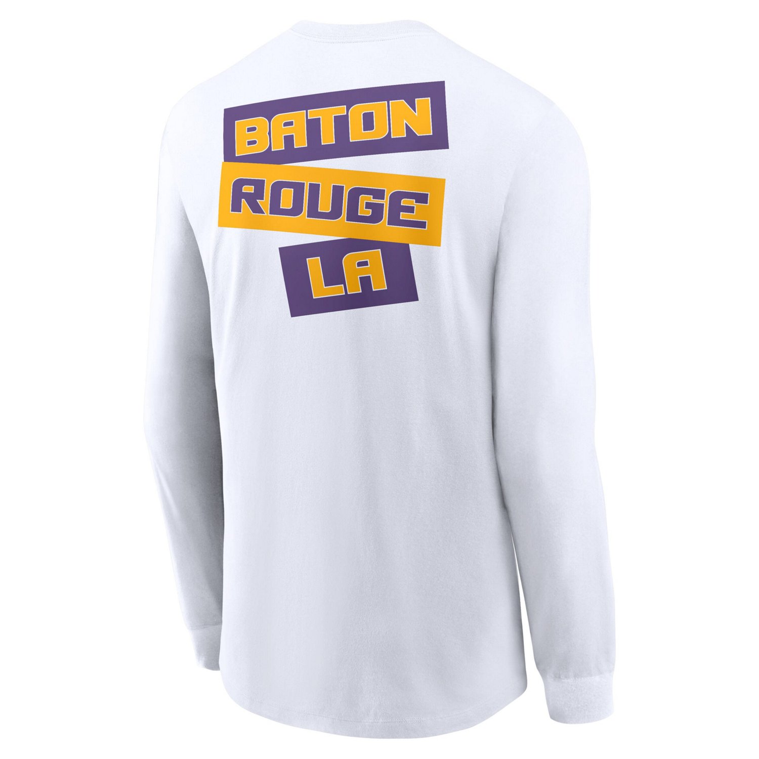 Nike LSU Tigers Two-Hit Classic Location Long Sleeve T-Shirt - view number 3