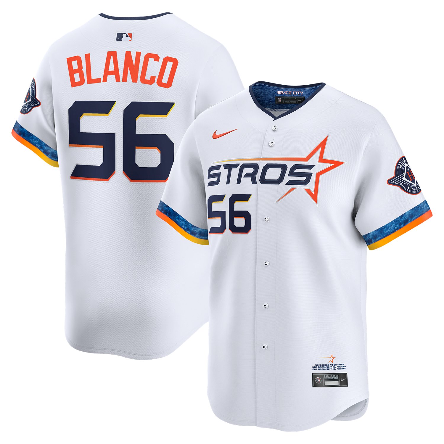 Nike M Astros Blanco City Connect Limited Name & Number Jersey                                                                   - view number 3