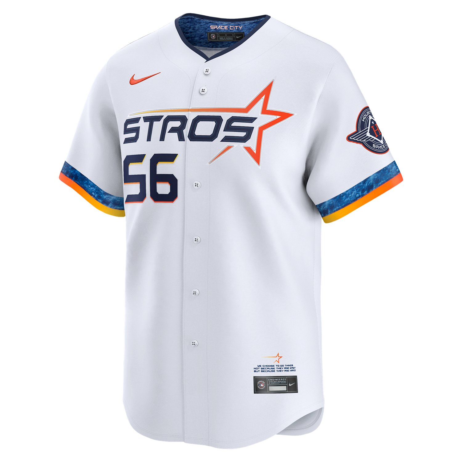 Nike M Astros Blanco City Connect Limited Name & Number Jersey