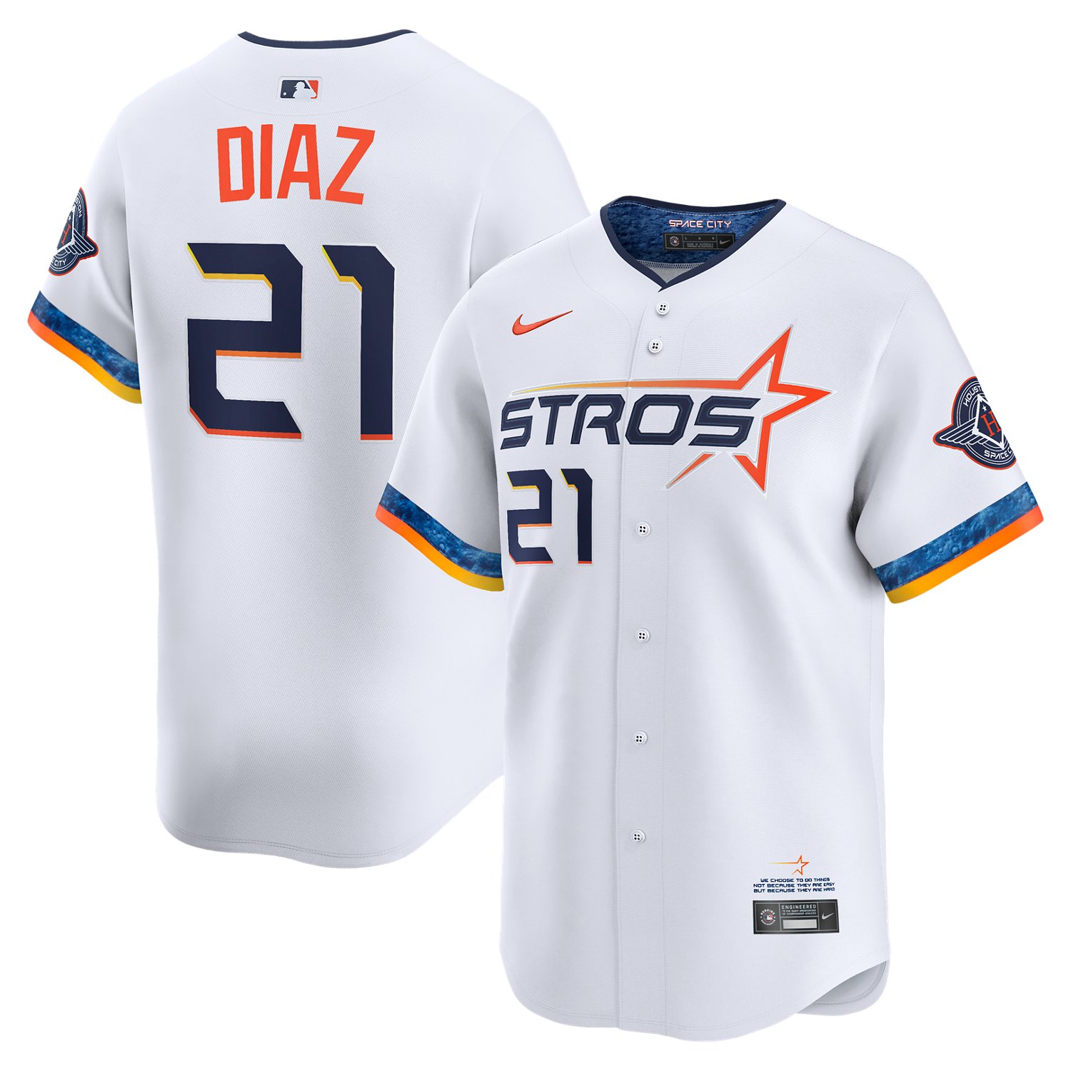 Nike M Astros Diaz City Connect Limited Name & Number Jersey                                                                     - view number 3