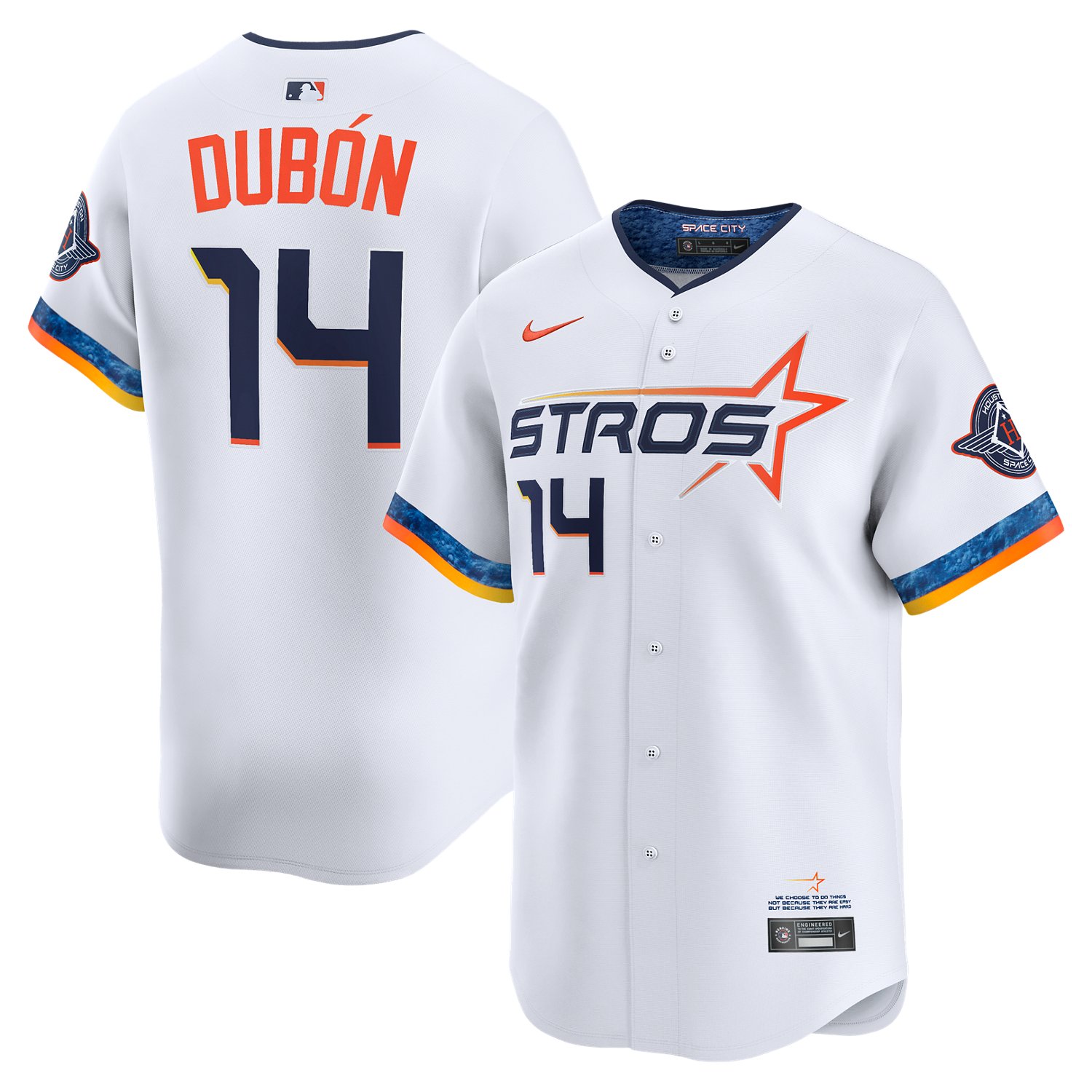 Nike M Astros Dubon City Connect Limited Name & Number Jersey