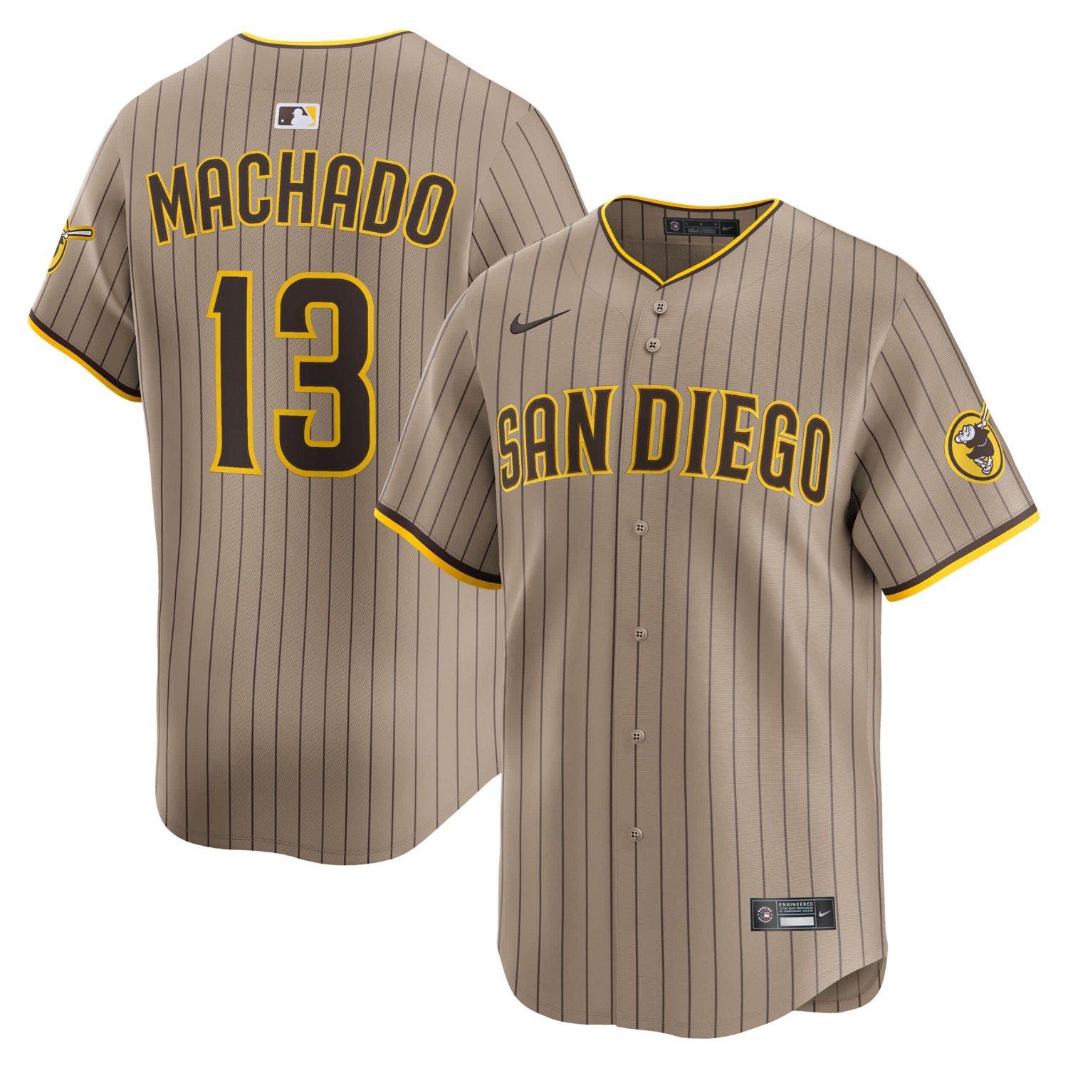 Nike Manny Machado San Diego Padres Alternate Limited Player Jersey