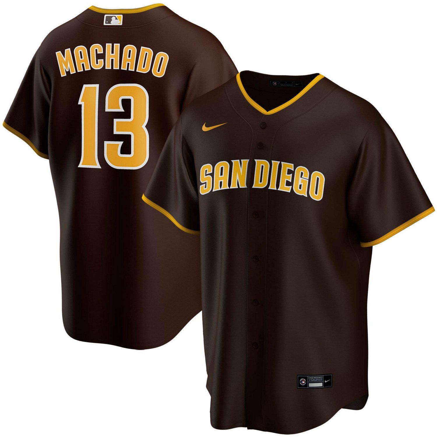 Nike Manny Machado San Diego Padres Alternate Replica Player Jersey