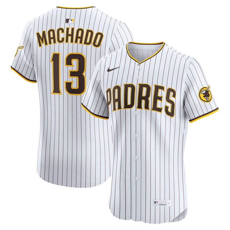 Nike Manny Machado San Diego Padres Home Elite Player Jersey-image
