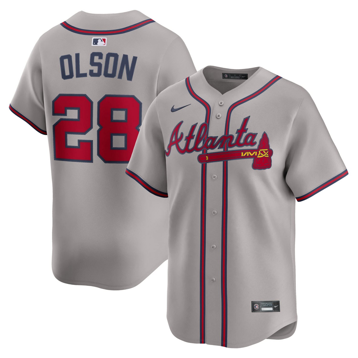 Nike Matt Olson Atlanta Braves Road Limited Player Jersey