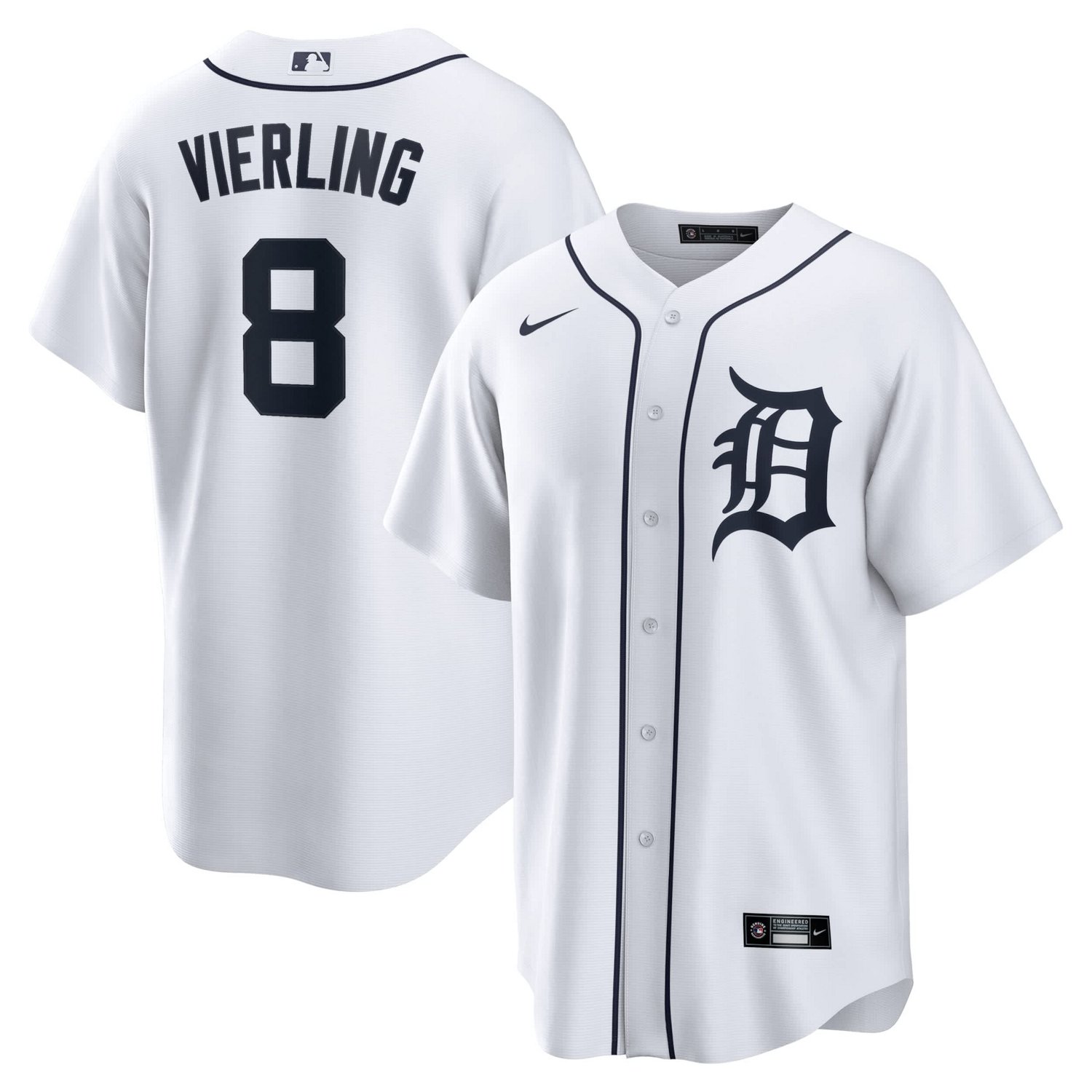 Nike Matt Vierling Detroit Tigers Home Replica Jersey                                                                           