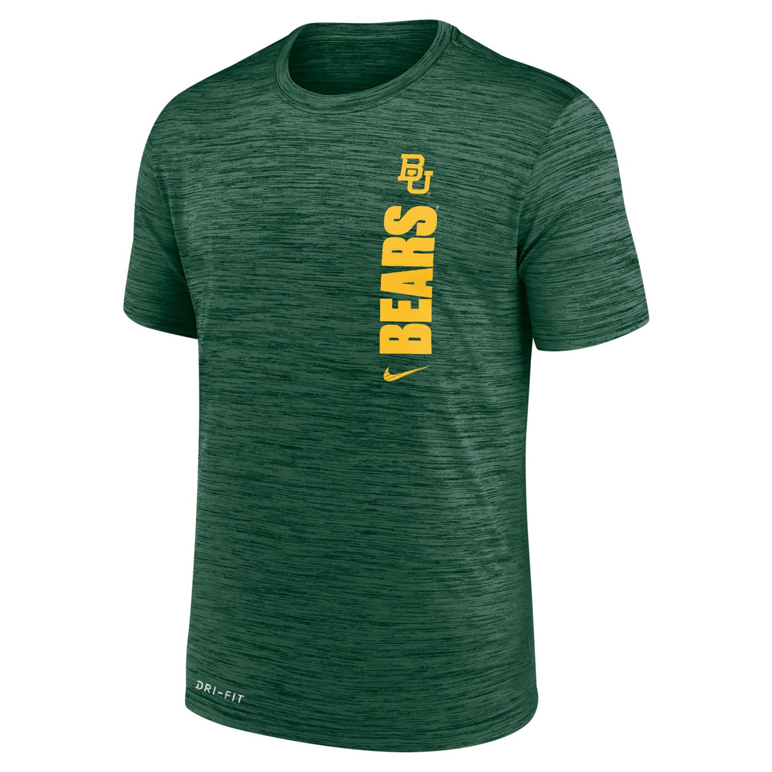 Nike Men's Baylor University Dri-FIT Team Issue Velocity Short Sleeve T-Shirt                                                    - view number 2