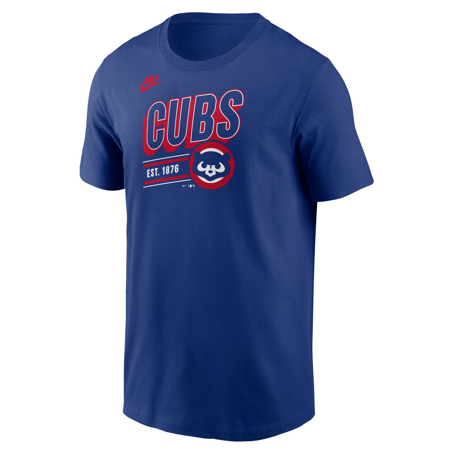 Nike Men's Chicago Cubs Cooperstown Collection Retro Short Sleeve T-Shirt - view number 2