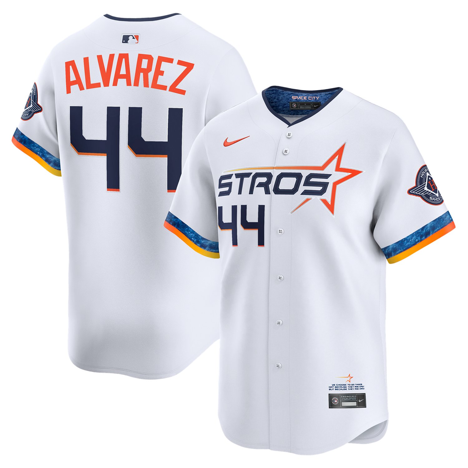 Nike Men's Houston Astros Alvarez City Connect Limited Name & Number Jersey                                                      - view number 3