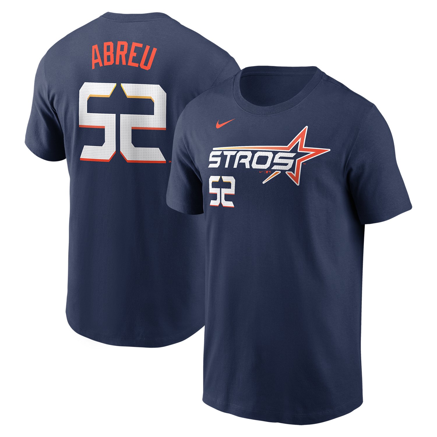 Nike Men's Houston Astros Bryan Abreu Fuse City Connect 2.0 Name & Number