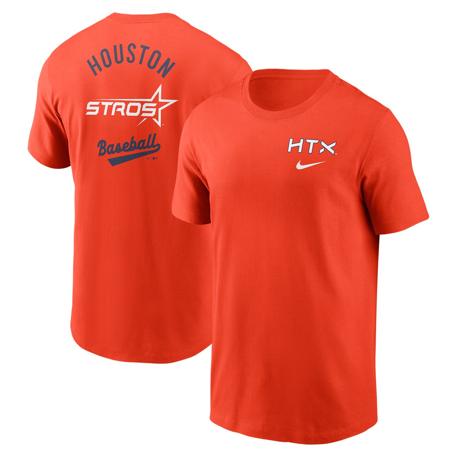 Nike Men's Houston Astros City Connect 2 Hit Cotton Tee                                                                          - view number 3