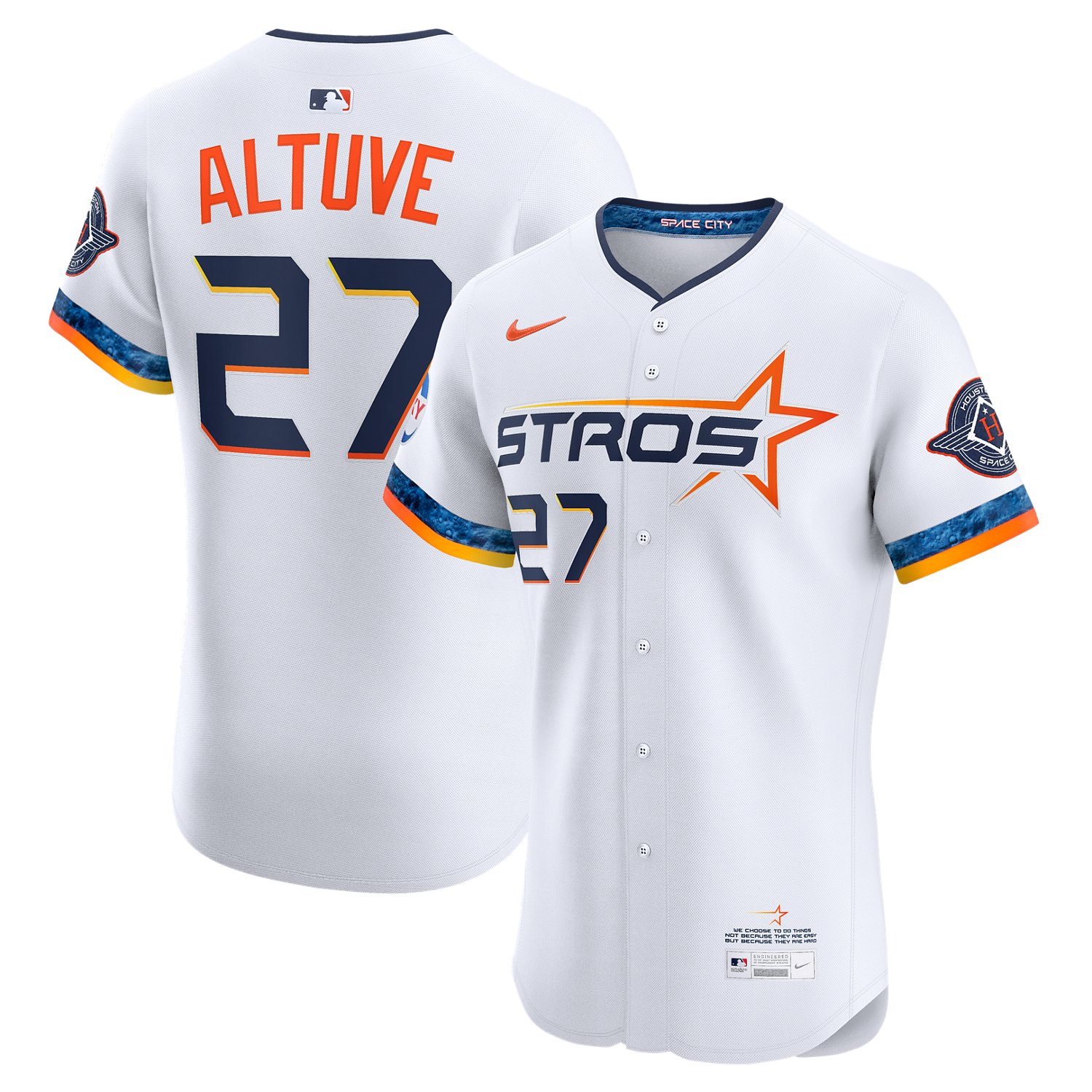 Nike Men's Houston Astros Jose Altuve 2025 Elite City Connect Player Jersey - view number 3