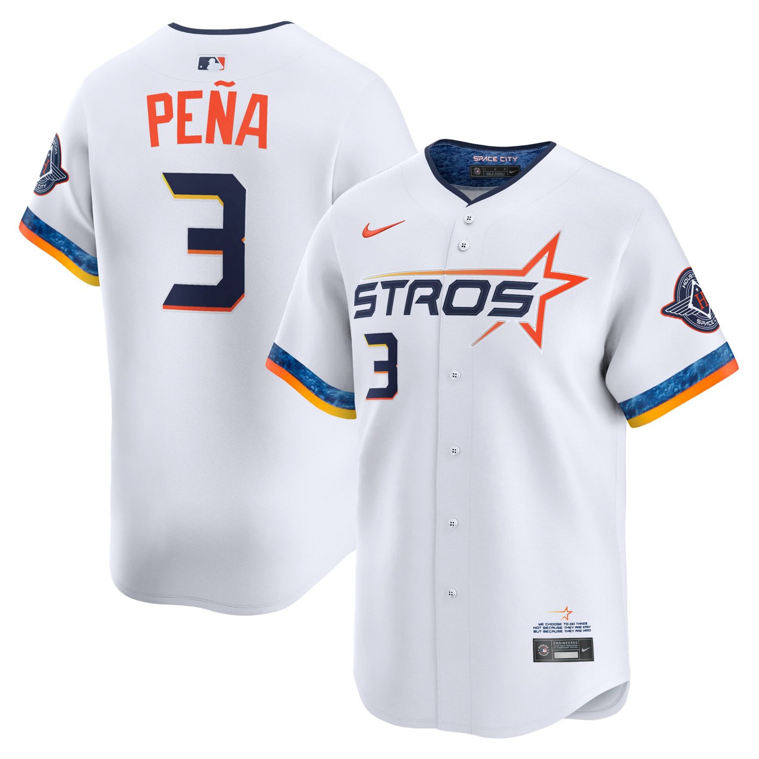 Nike Men's Houston Astros Pena City Connect Limited Name & Number Jersey                                                         - view number 2