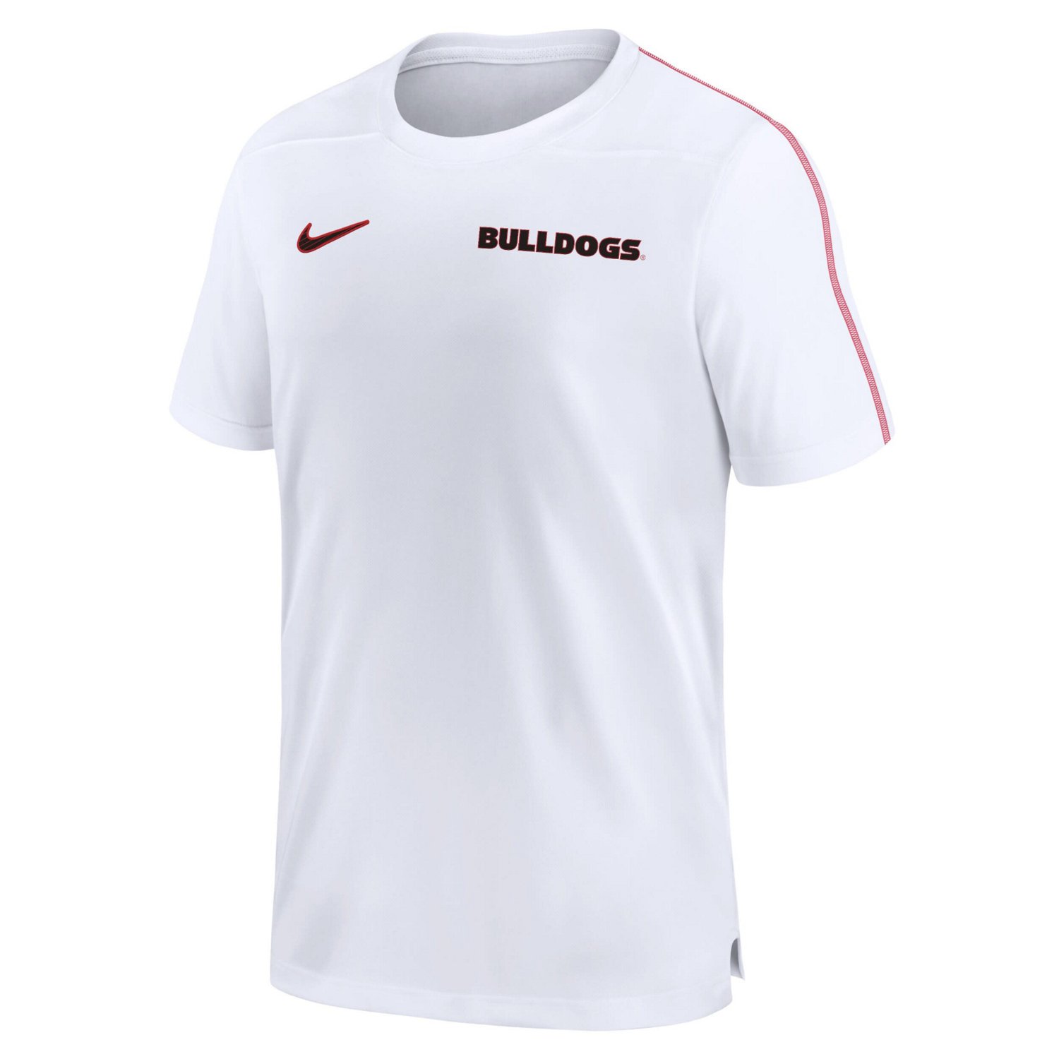 Nike Men's University of Georgia Dri-FIT Coach UV T-shirt - view number 2