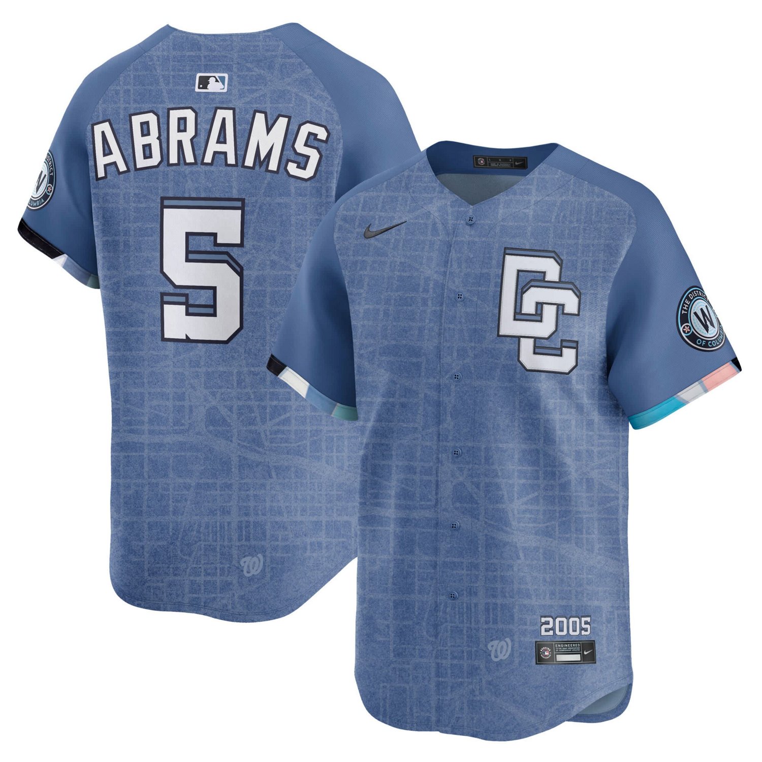 Nike Men's Washington Nationals 2025 City Connect Limited Player Jersey Cj Abrams