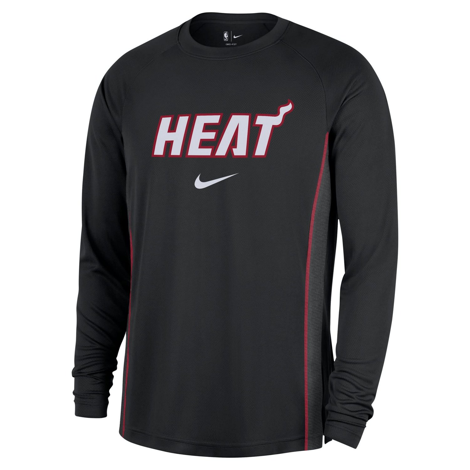 Nike Miami Heat 2025 26 Authentic Pre-Game Legend Dri-FIT Long Sleeve Shooting Shirt - view number 2