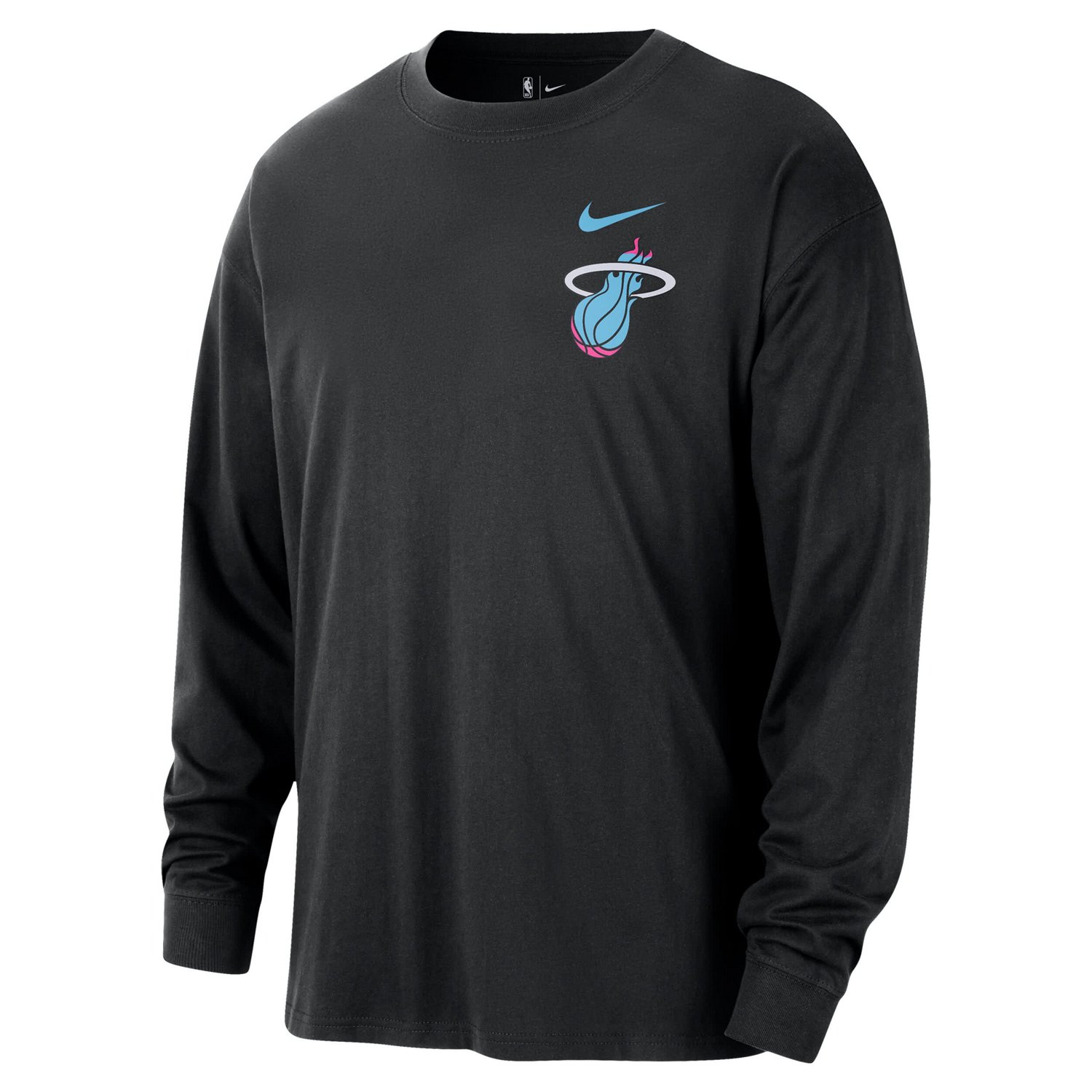 Nike Miami Heat 2025 26 City Edition Remix Essential Logo Long Sleeve T-Shirt - view number 2
