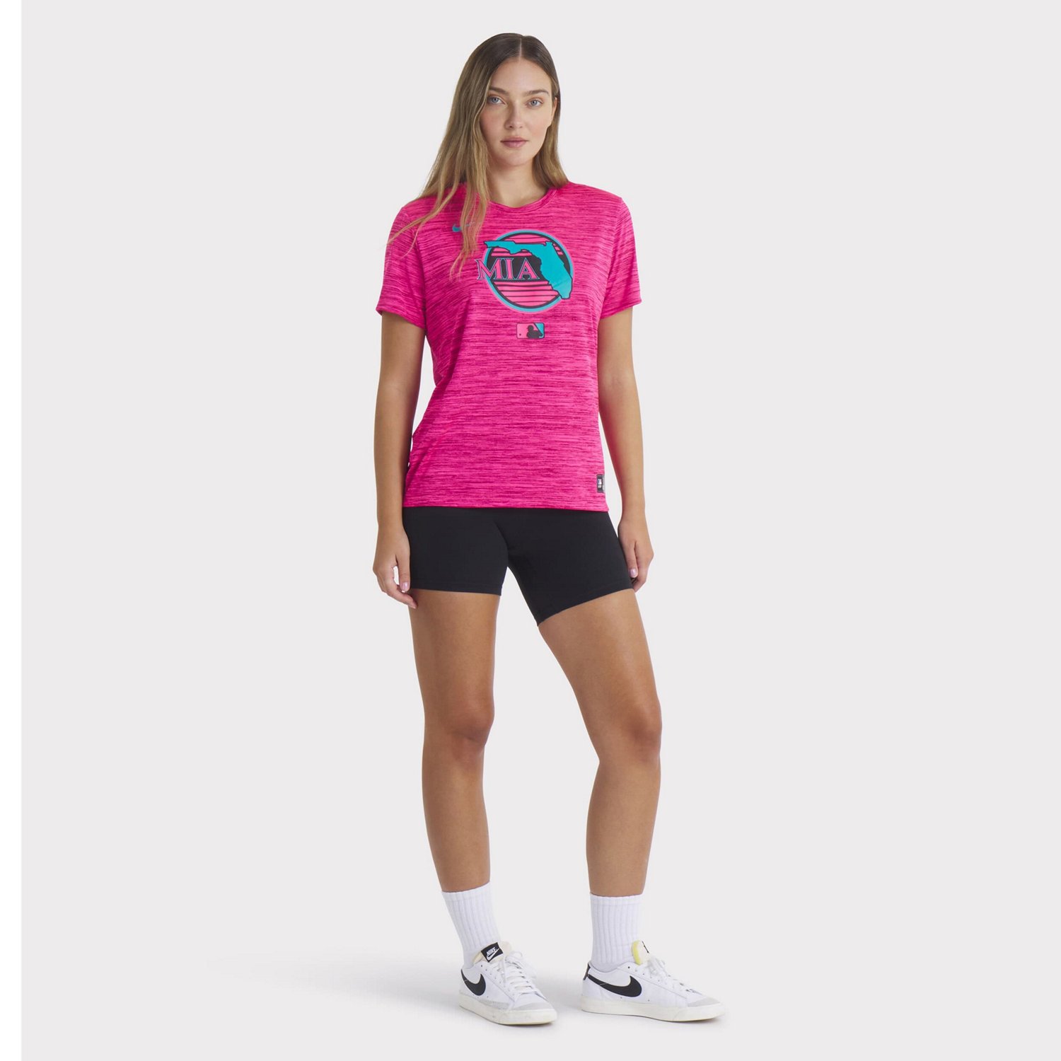 Nike Miami Marlins 2025 City Connect Authentic Collection Velocity Performance T-Shirt                                           - view number 3