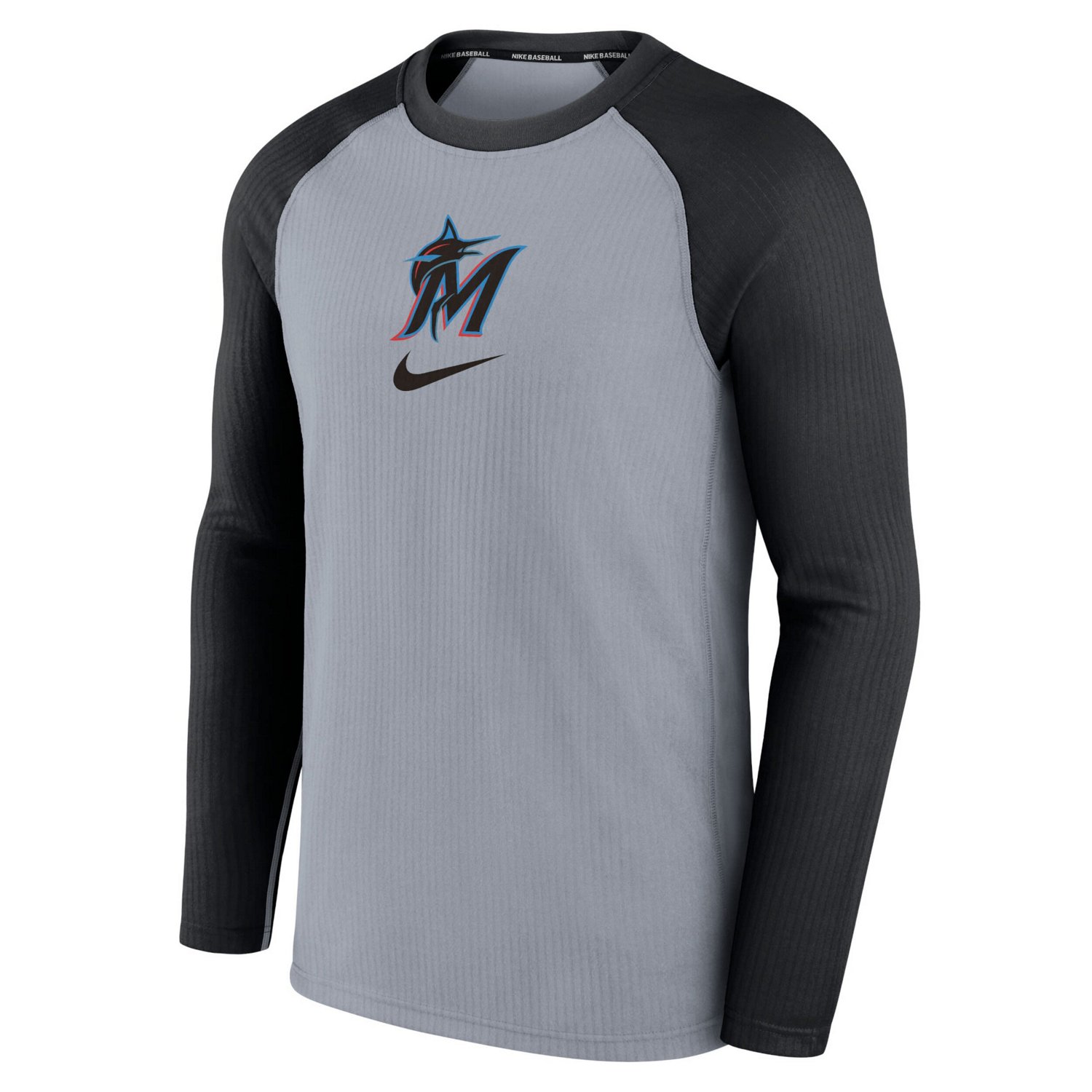 Nike Miami Marlins Authentic Collection Game Raglan Performance Long Sleeve T-Shirt - view number 2