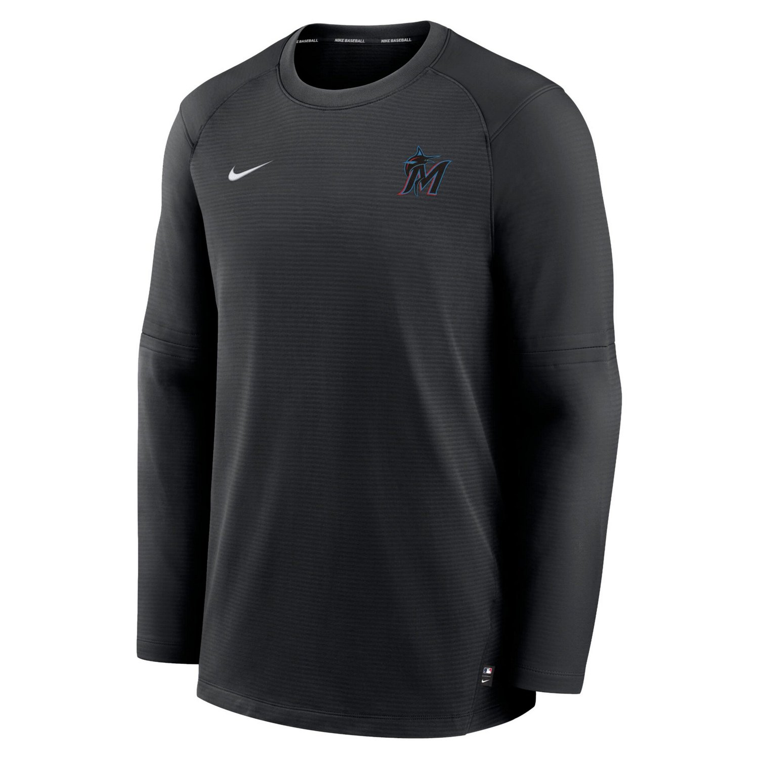 Nike Miami Marlins Authentic Collection Logo Performance Long Sleeve T-Shirt - view number 2