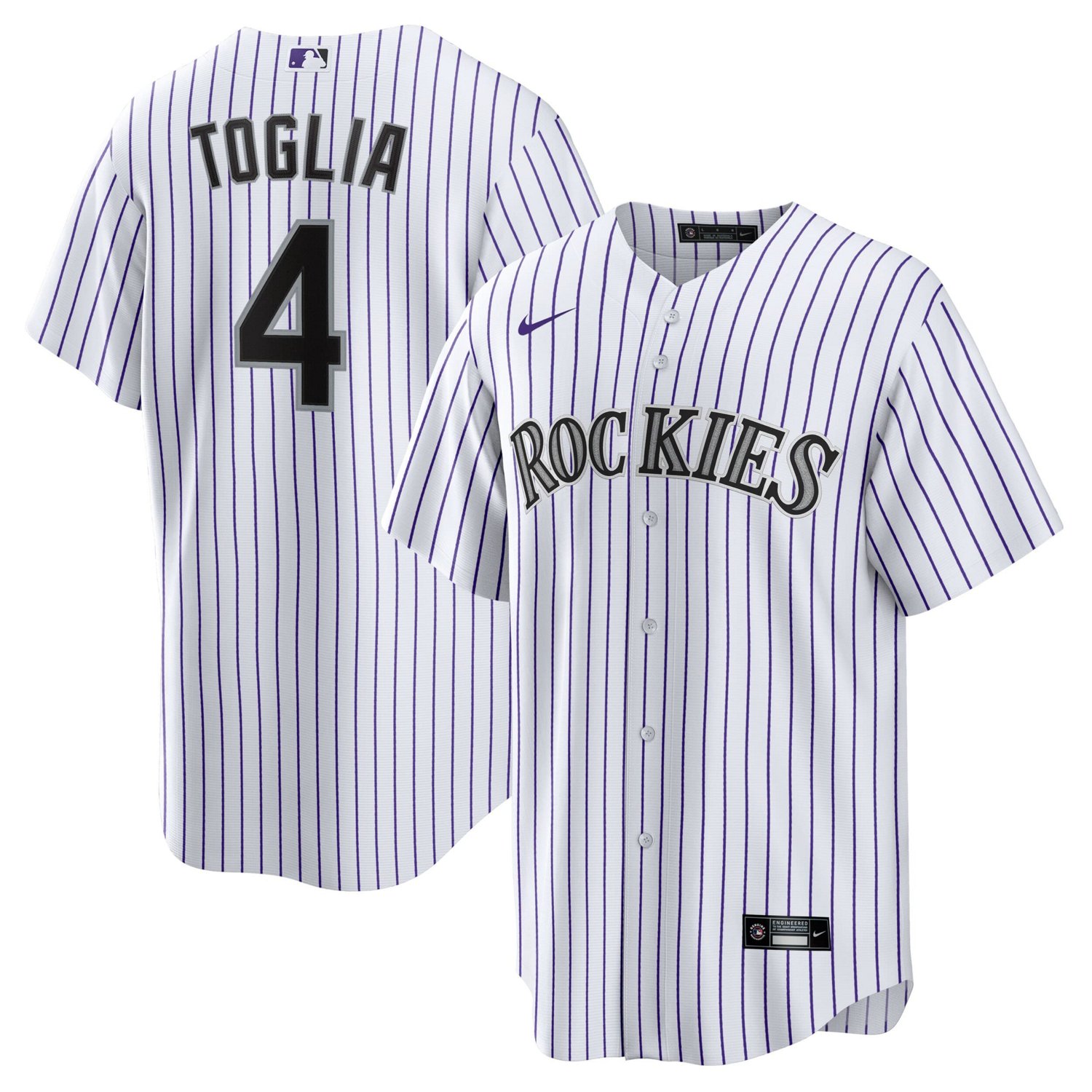 Nike Michael Toglia Colorado Rockies Home Replica Jersey                                                                        