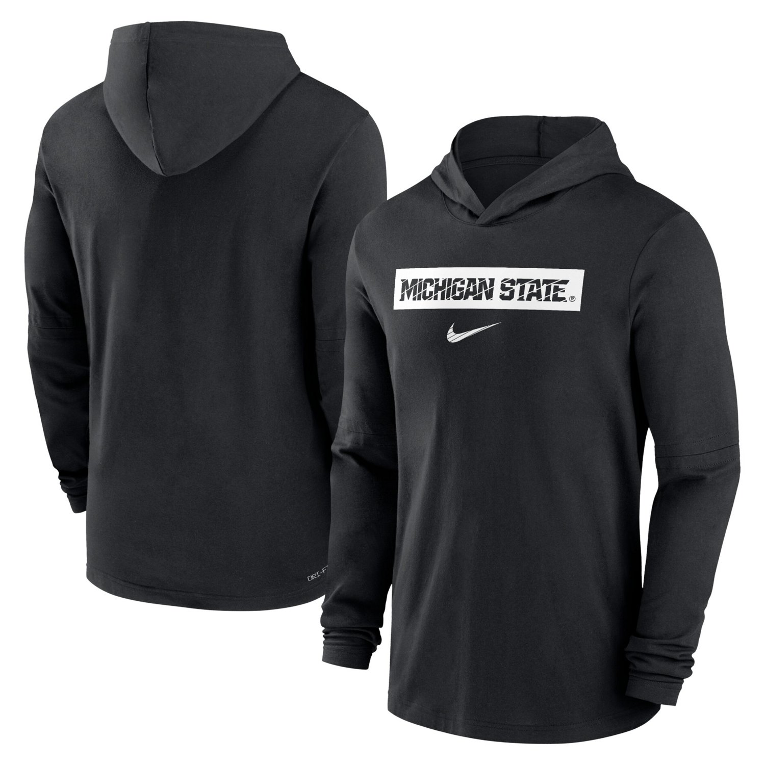 Nike Michigan State Spartans 2024 Sideline Hoodie Performance Long Sleeve T-Shirt - view number 1