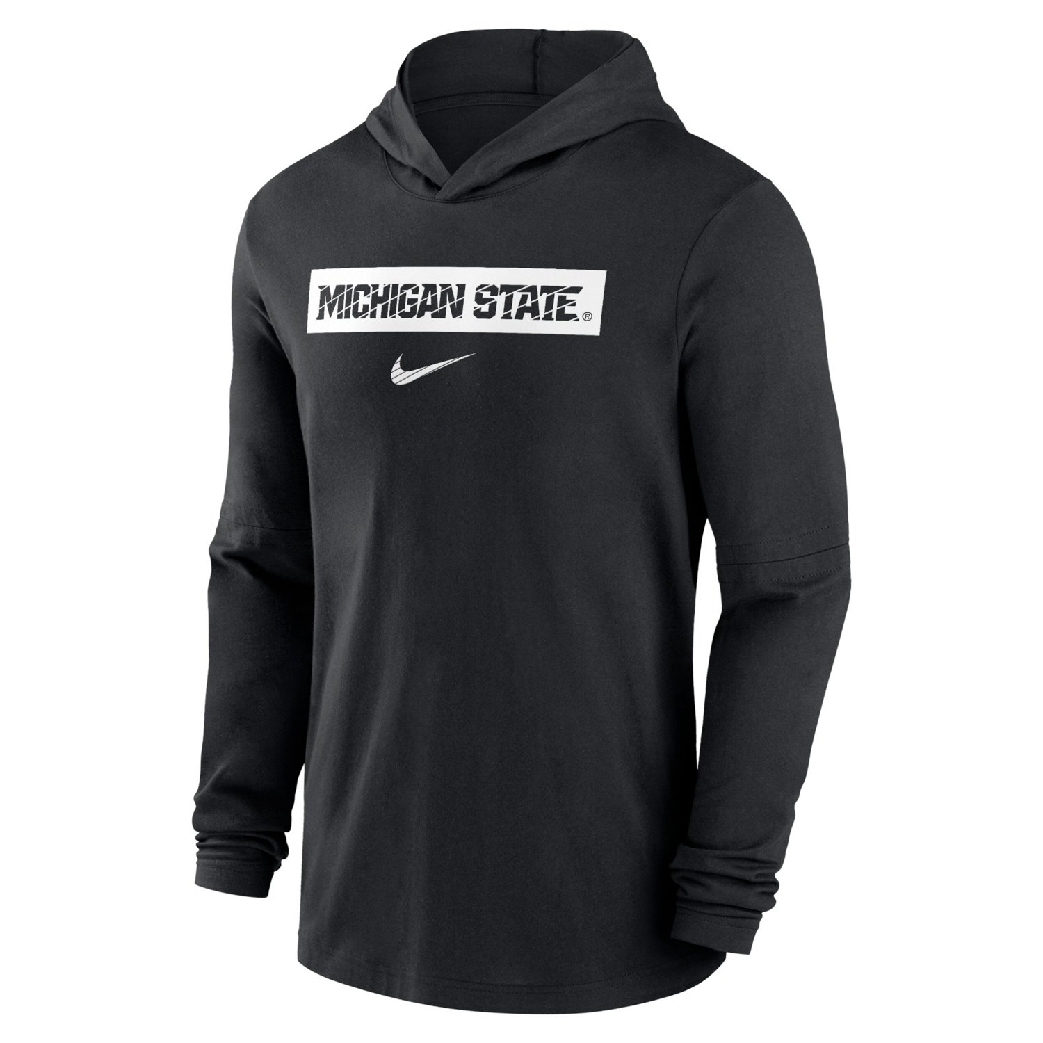 Nike Michigan State Spartans 2024 Sideline Hoodie Performance Long Sleeve T-Shirt - view number 2
