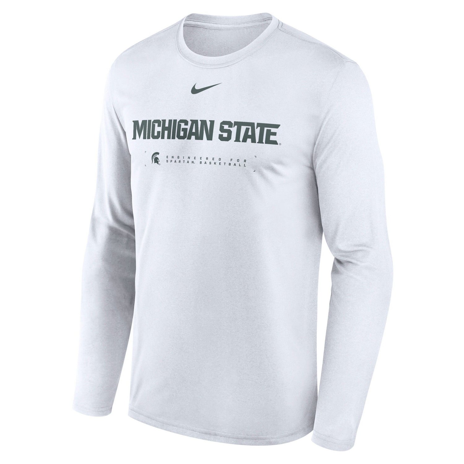 Nike Michigan State Spartans 2025 Courtside Basketball Shootaround Legend Dri-FIT Long Sleeve T-Shirt - view number 2