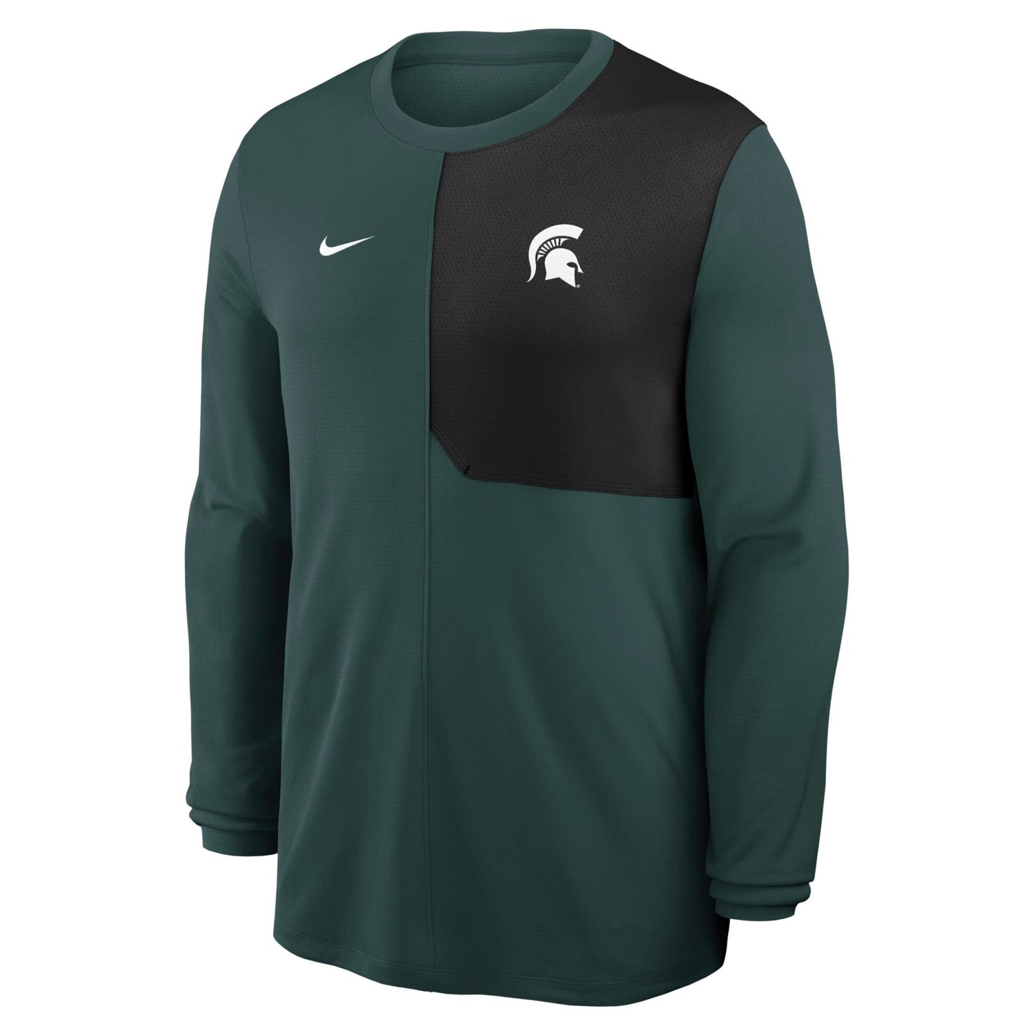 Nike Michigan State Spartans 2025 Sideline Coach UV Performance Long Sleeve T-Shirt - view number 2