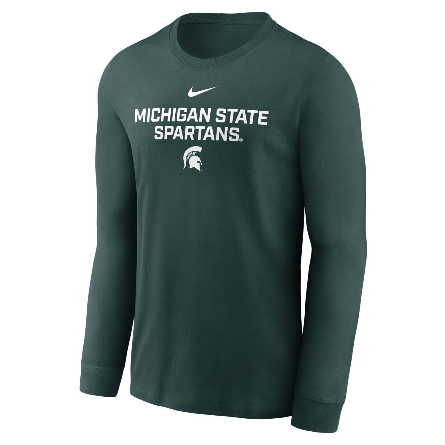 Nike Michigan State Spartans 2025 Sideline Performance Long Sleeve T-Shirt