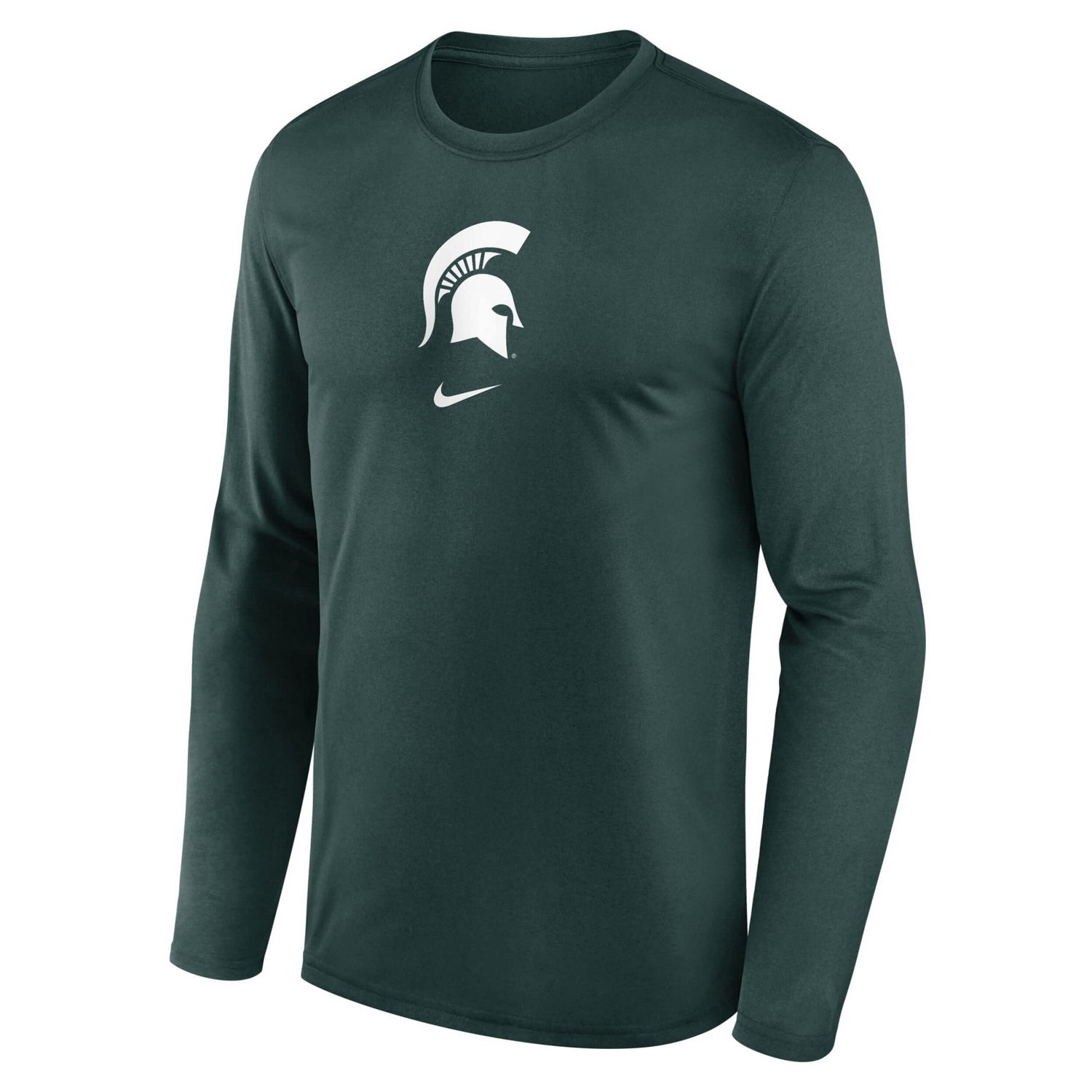 Nike Michigan State Spartans On-Court Basketball Shootaround Performance Long Sleeve T-Shirt - view number 2