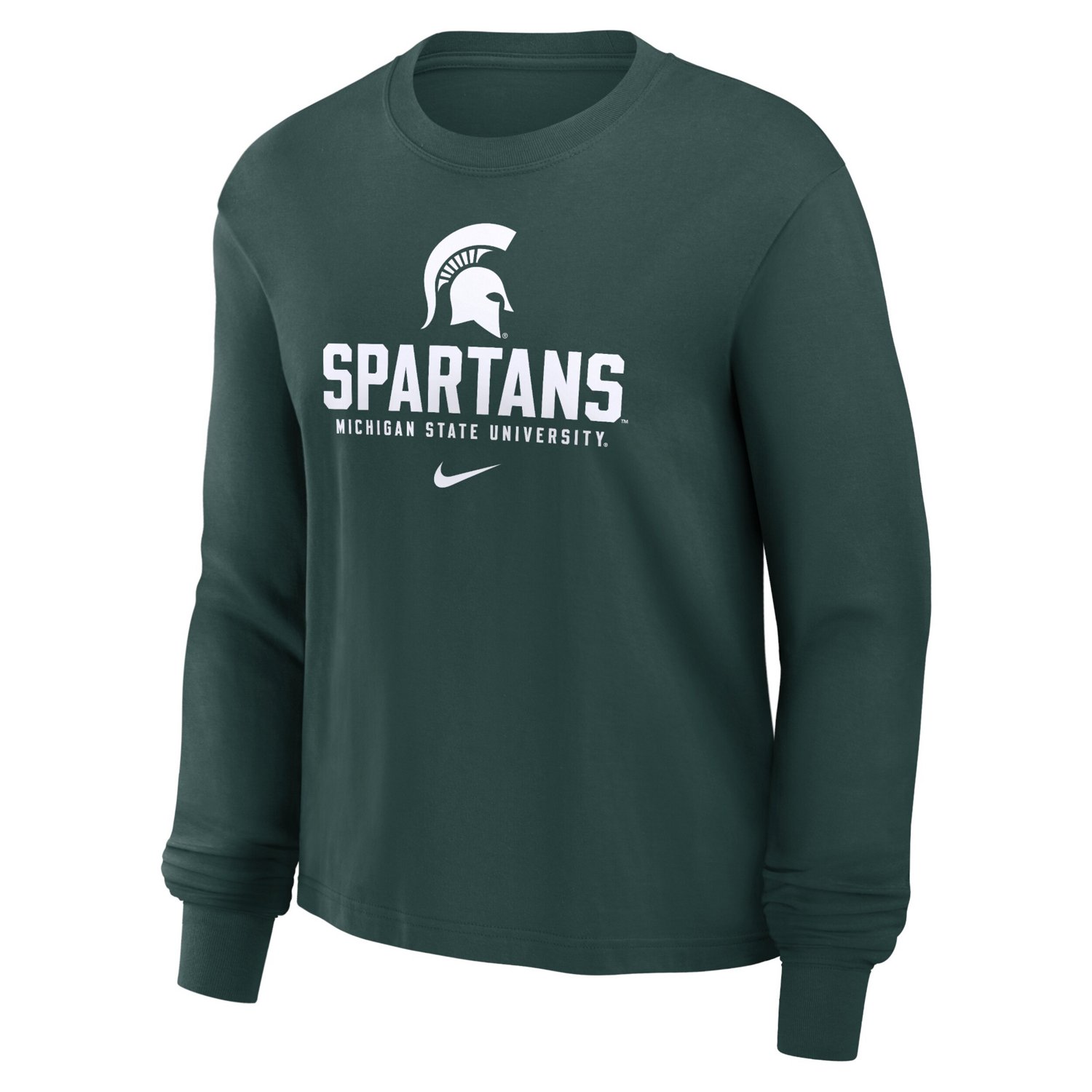 Nike Michigan State Spartans Primetime University Boxy Long Sleeve T-Shirt - view number 2