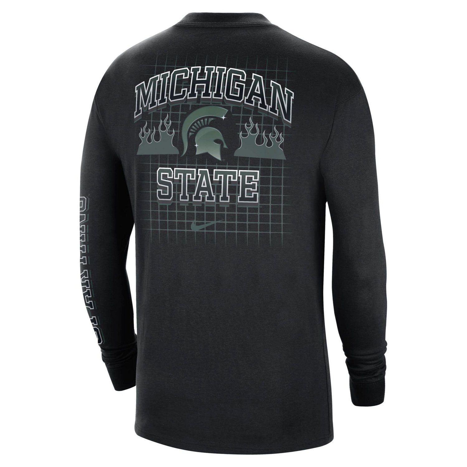 Nike Michigan State Spartans Tour Max 90 Long Sleeve T-Shirt - view number 3
