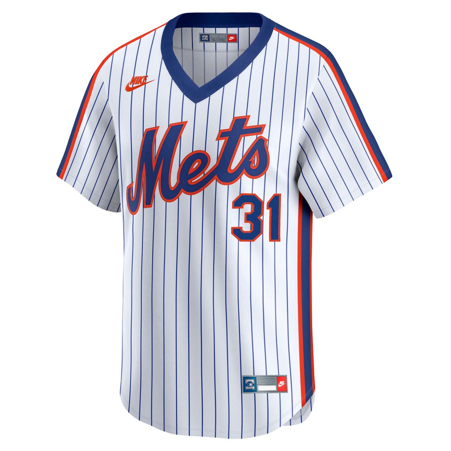 Nike Mike Piazza New York Mets Throwback Cooperstown Collection Limited Jersey - view number 2