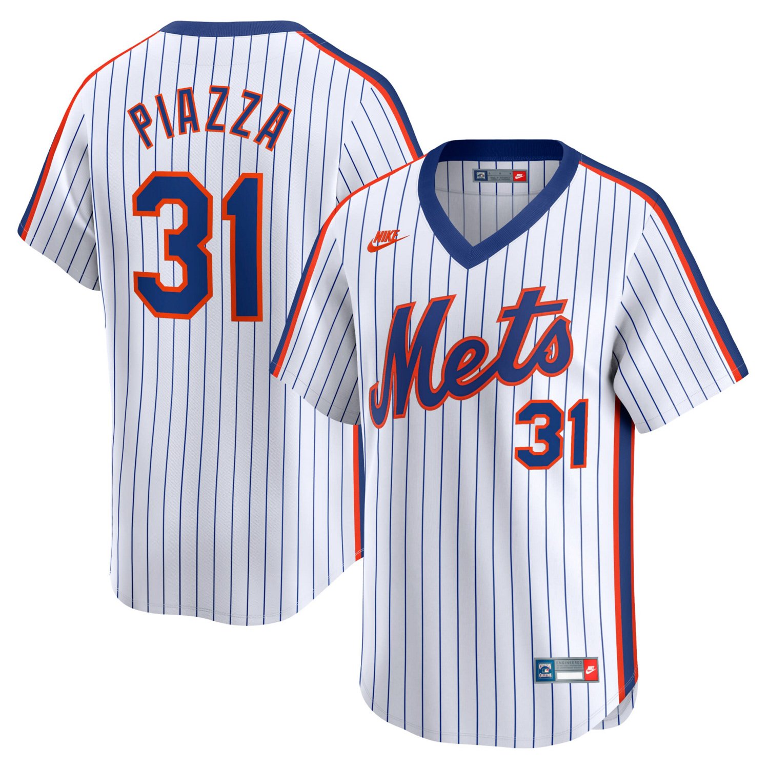 Nike Mike Piazza New York Mets Throwback Cooperstown Limited Jersey                                                              - view number 1