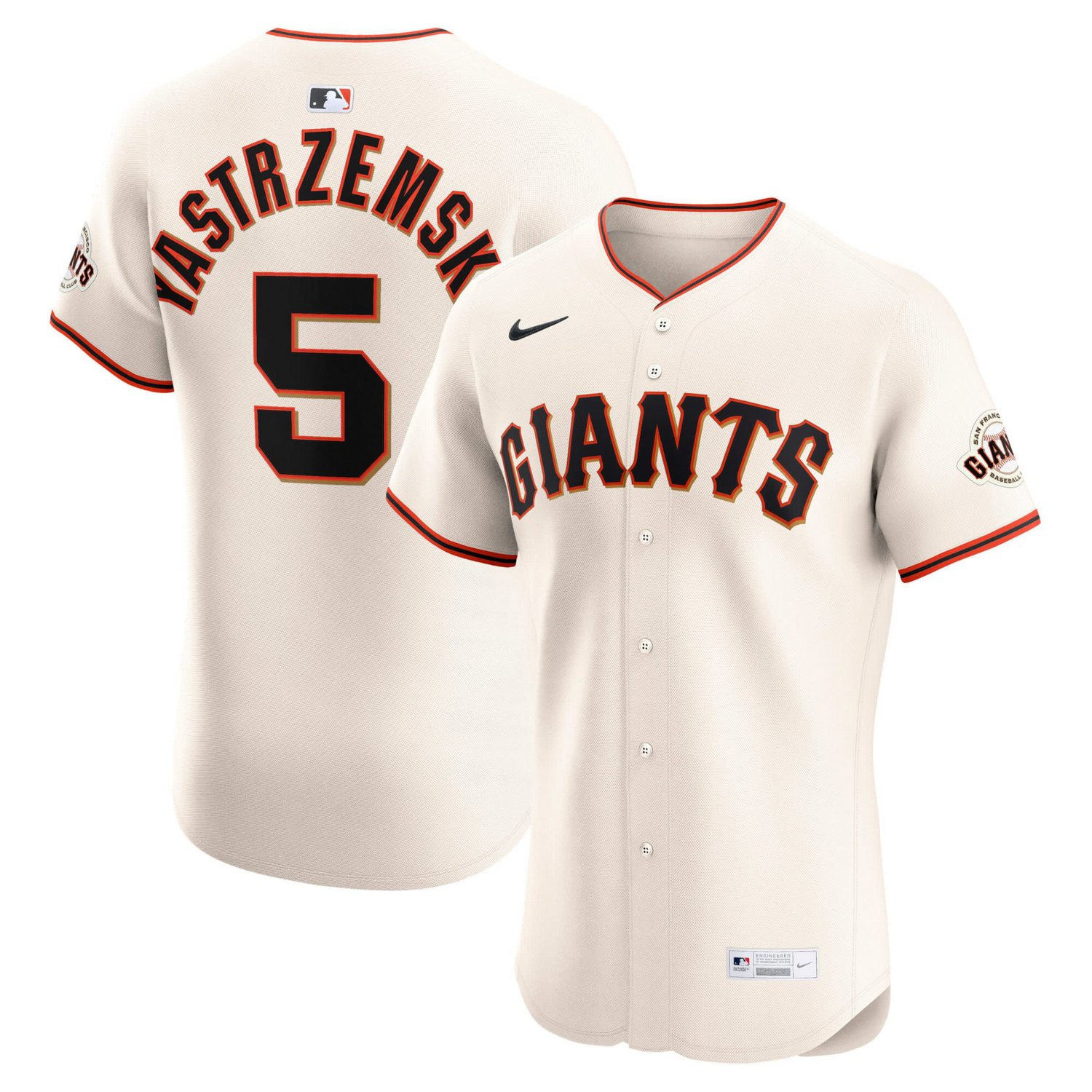 Nike Mike Yastrzemski San Francisco Giants Home Elite Player Jersey - view number 1