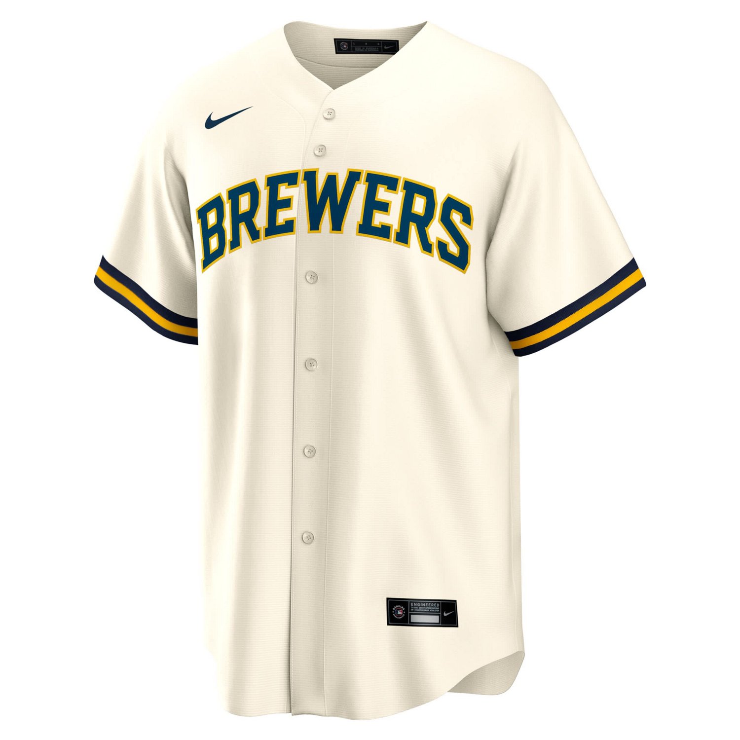 Nike Milwaukee Brewers 1 Groom Home Replica Jersey - view number 2