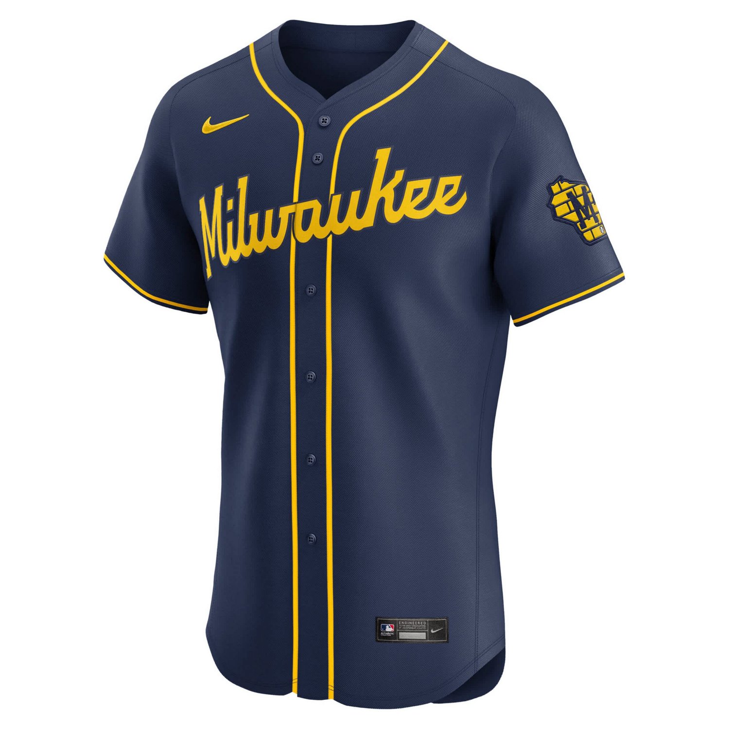 Nike Milwaukee Brewers Alternate 2 Elite Jersey - view number 2